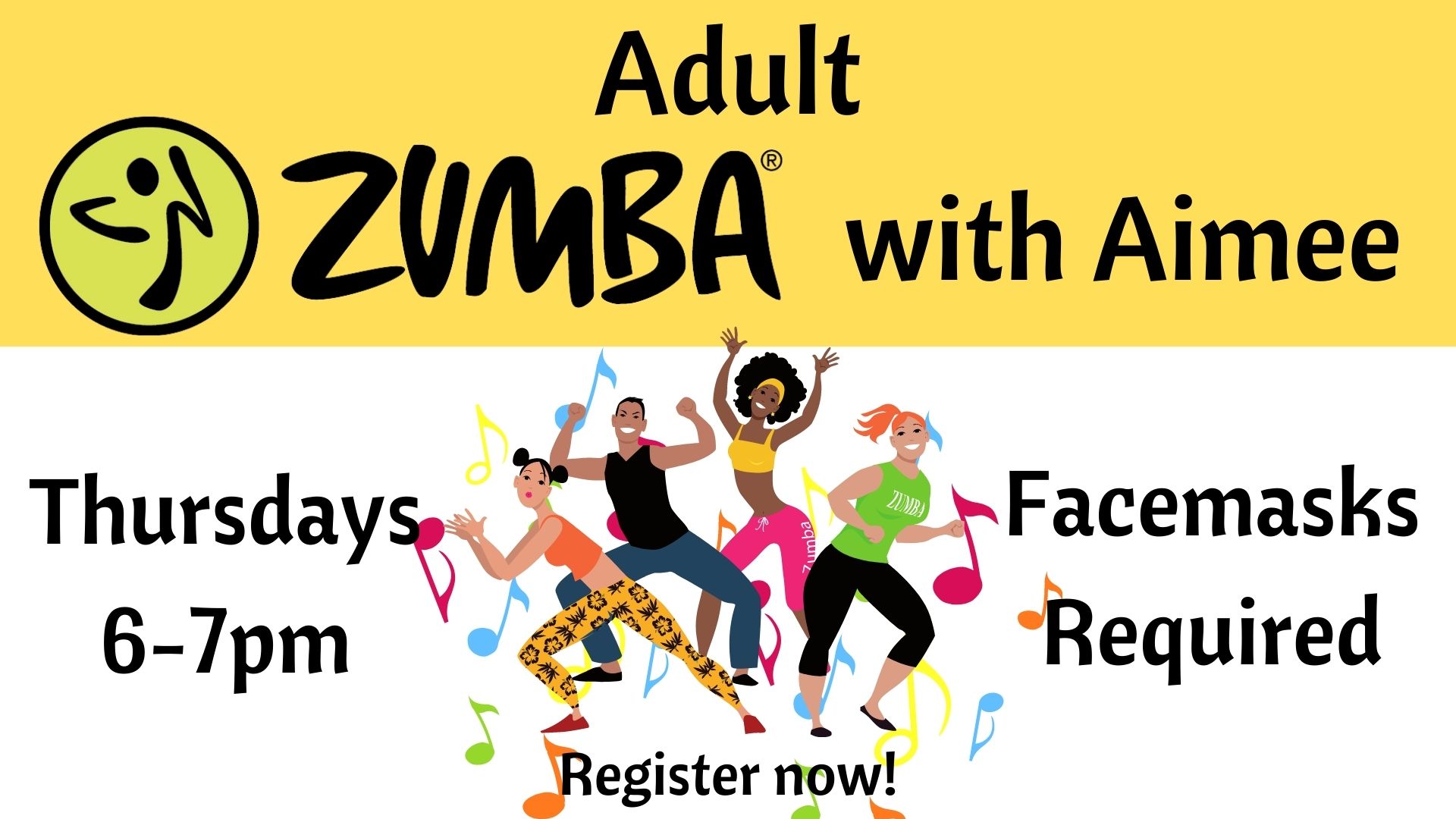 Adult Zumba with Aimee on Zoom