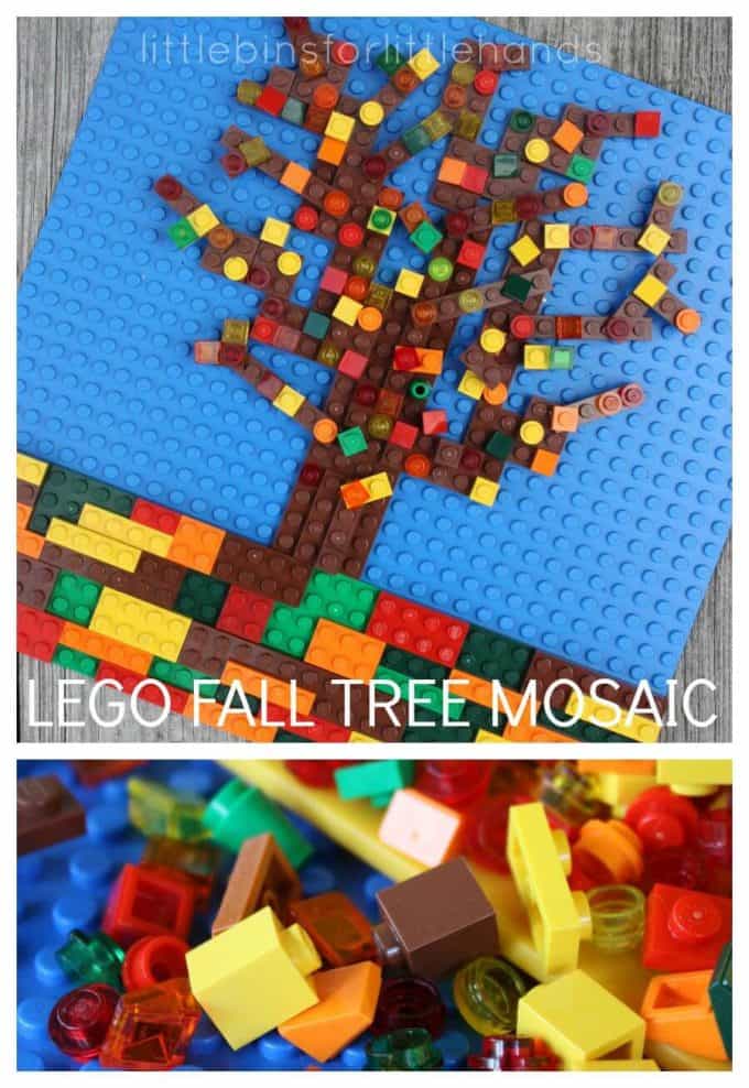 SAR Lego Club - Fall Tree Mosaic