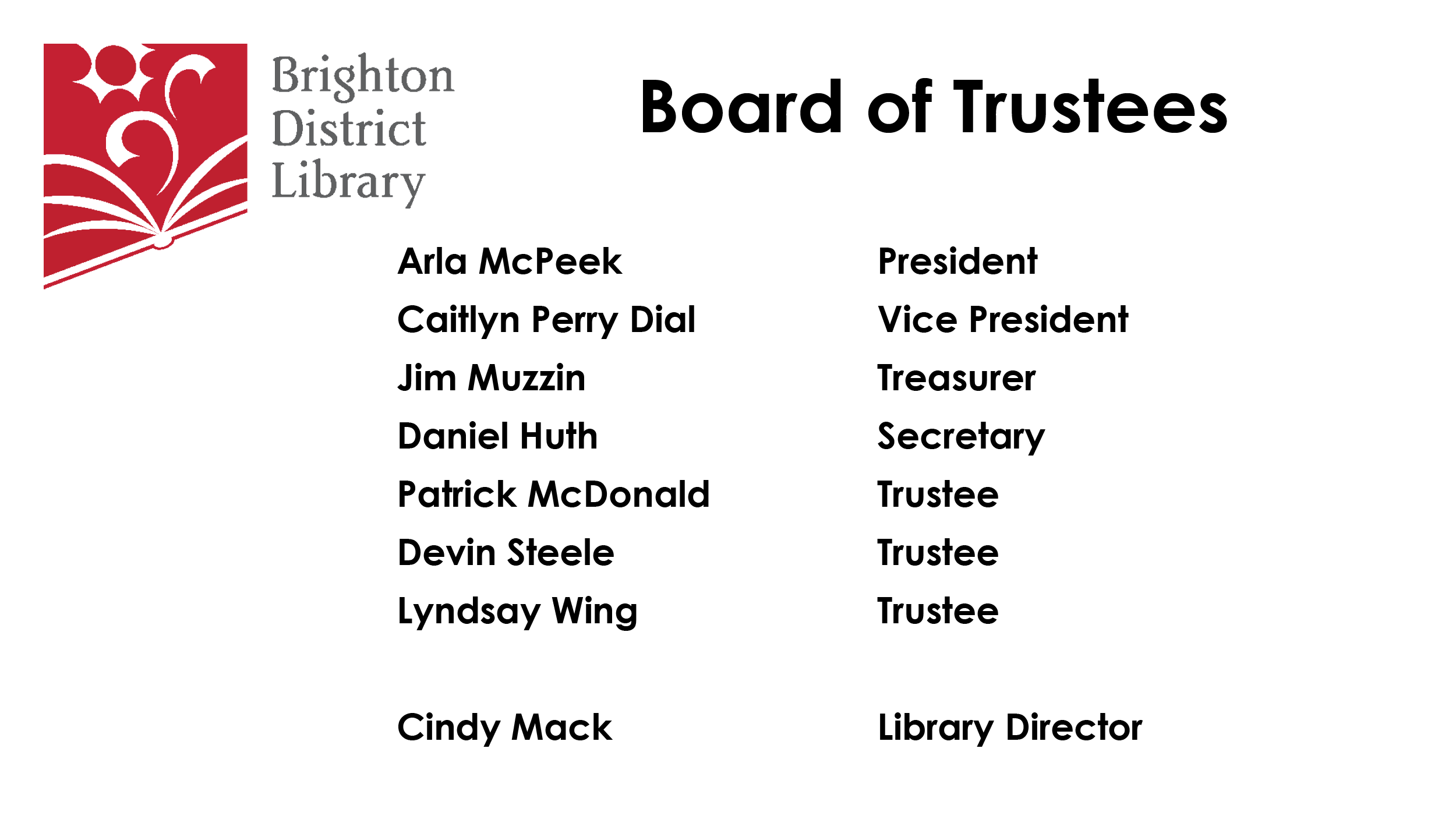 Library Board of Trustees Meeting