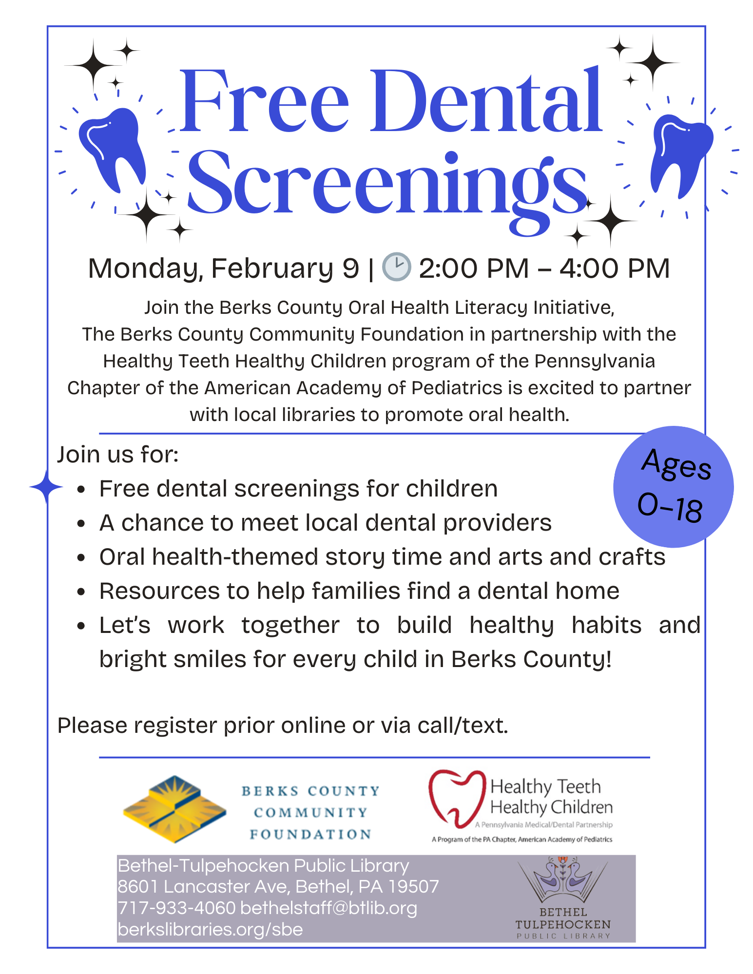 Free Dental Screenings