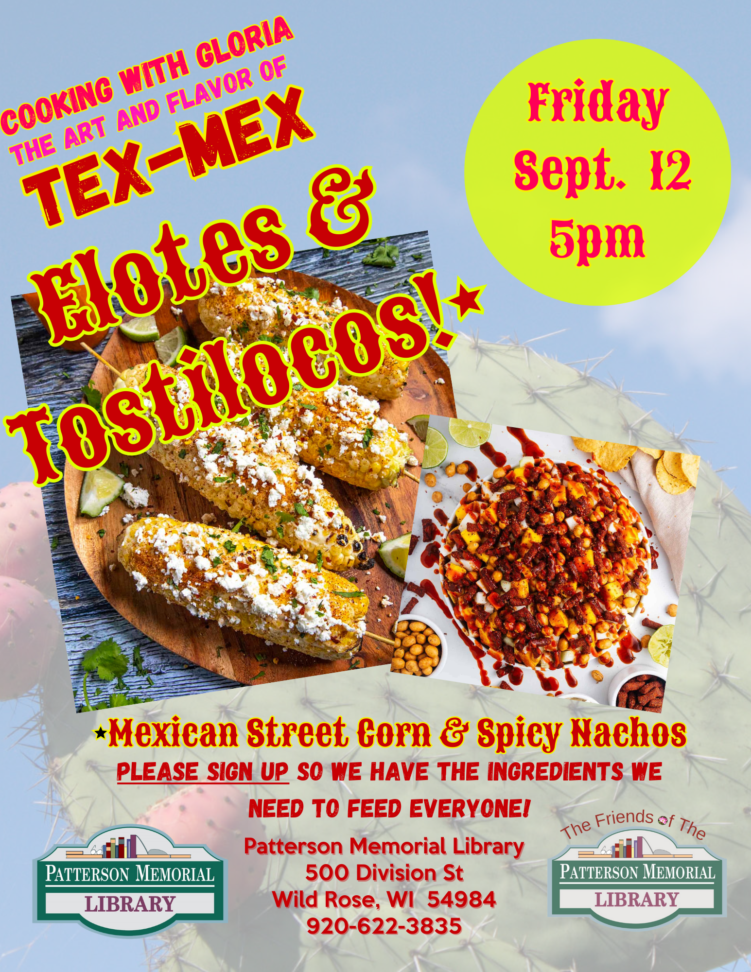 Tex-Mex Cooking with Gloria!  Elote and Tosti