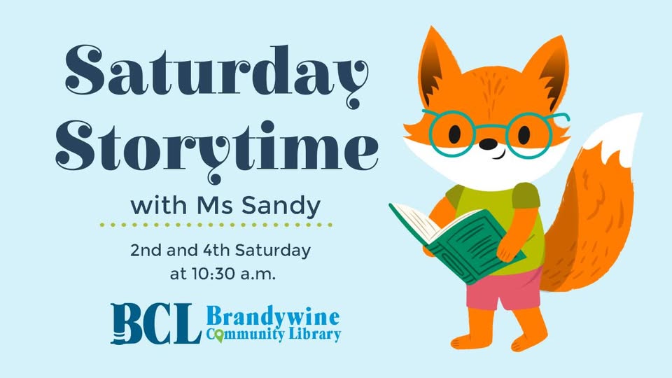 Saturday Storytime With Miss Sandy