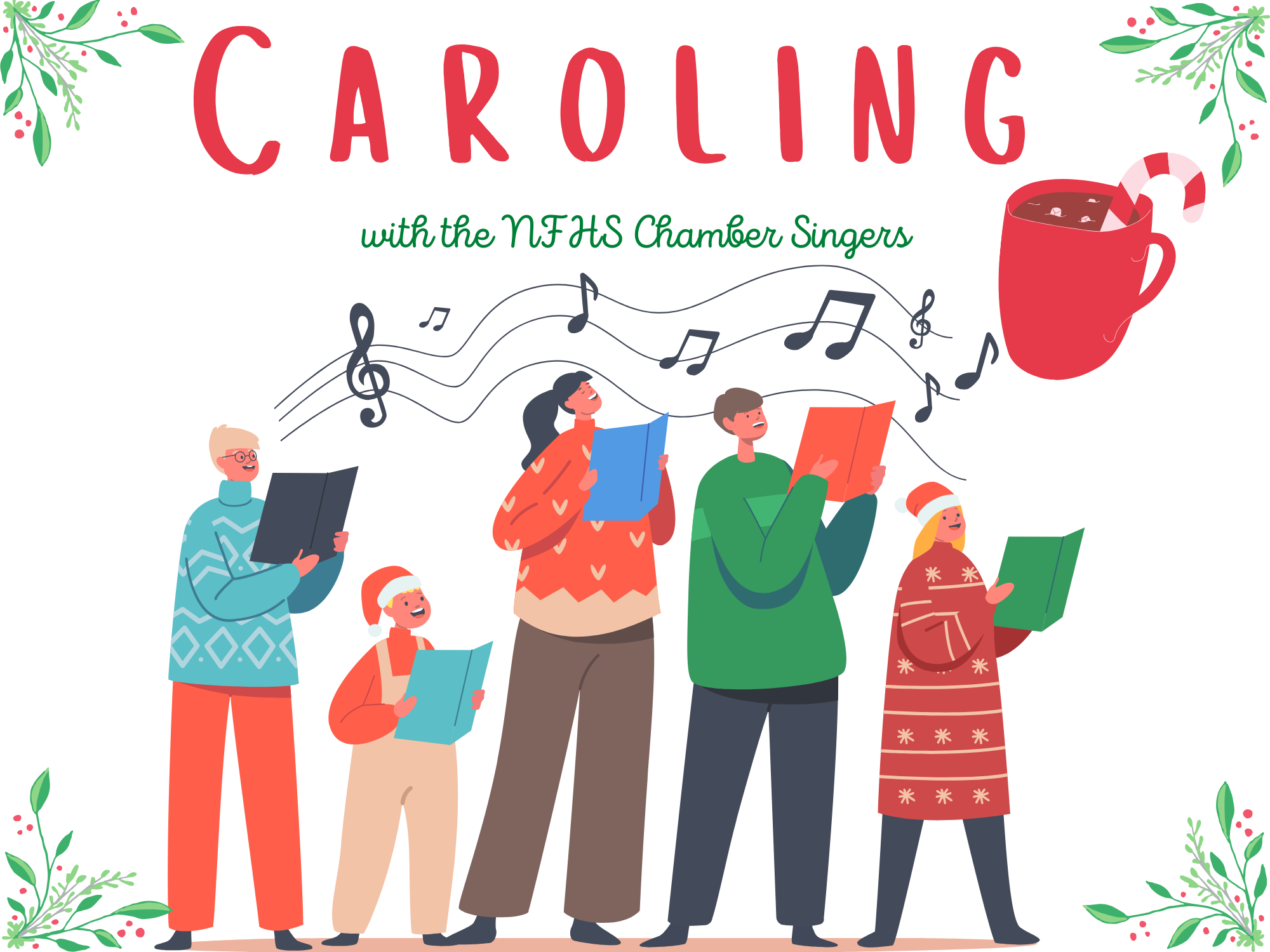 Caroling with the NFHS Chamber Singers