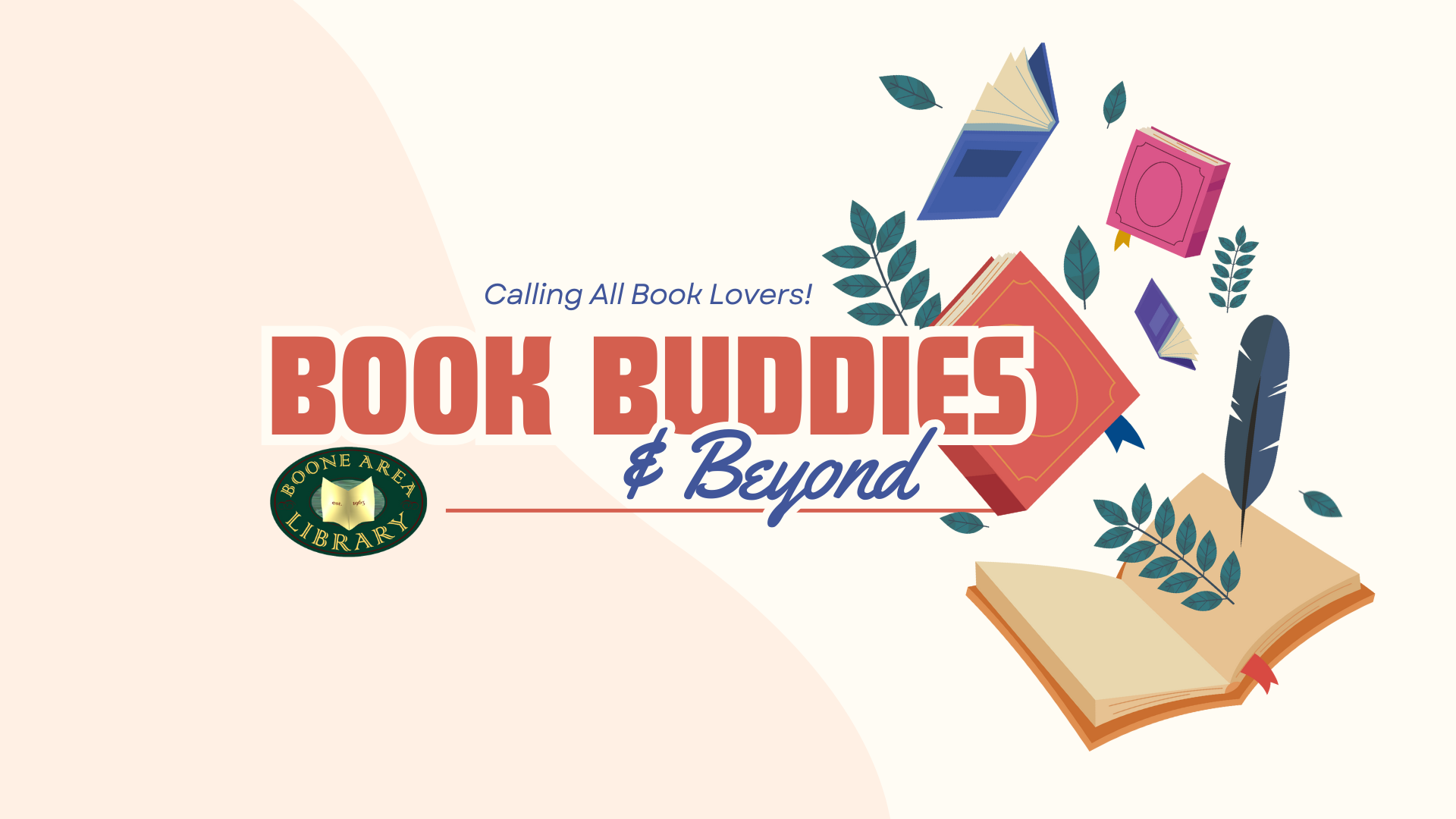 Book Buddies and Beyond - Friday, March 27, 2026, 10:00 AM - Boone Area ...
