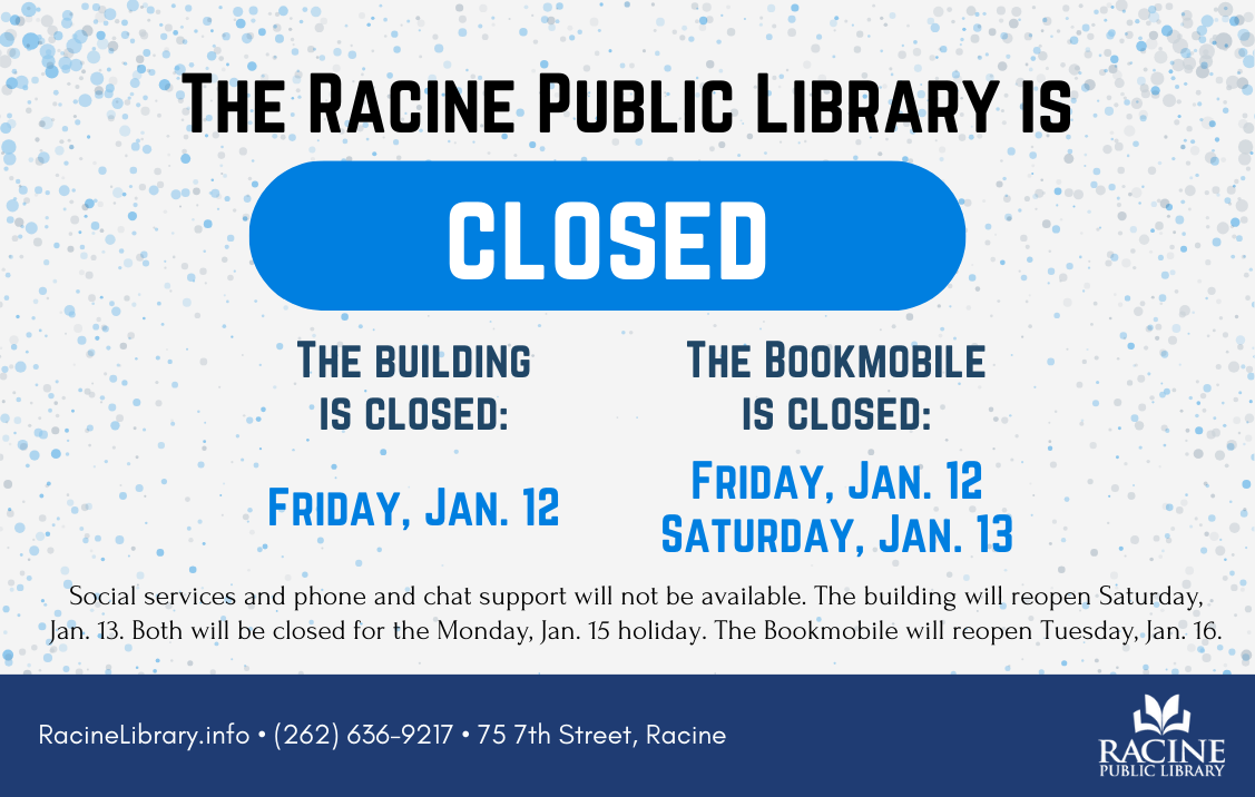 Library and Bookmobile Closed