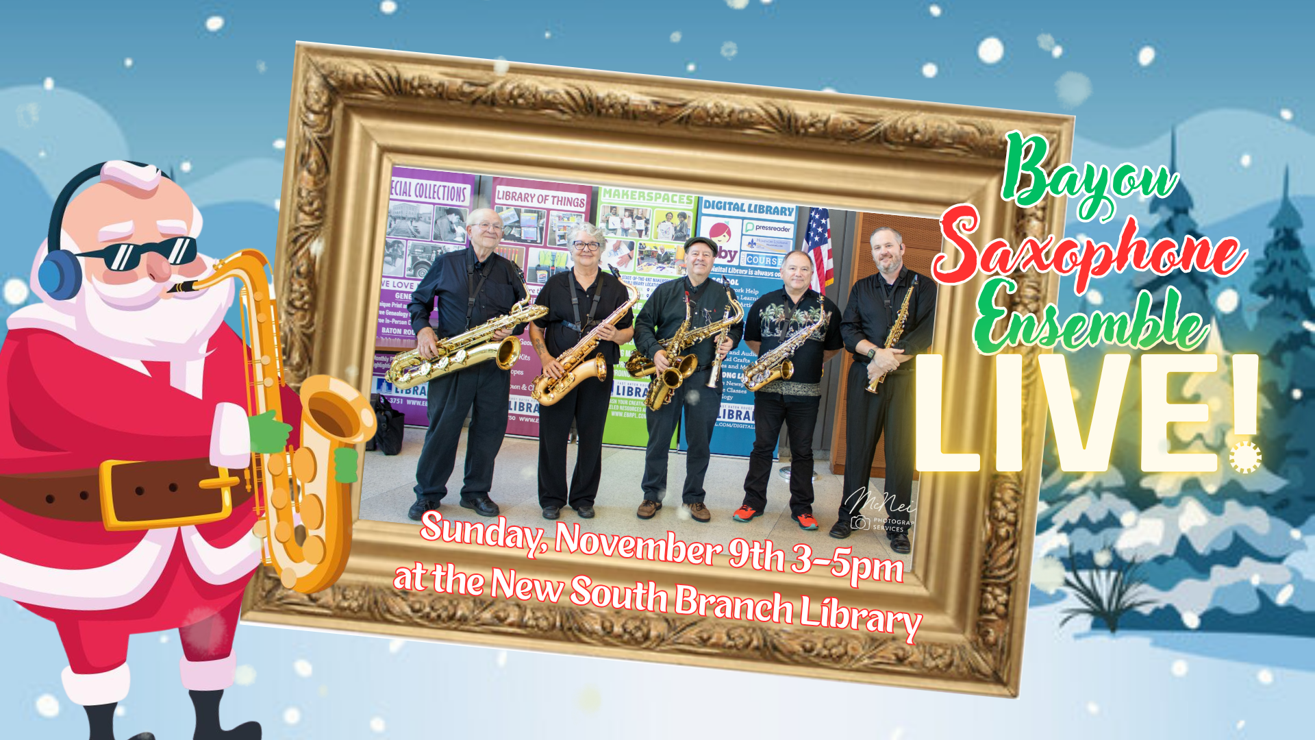 Bayou Saxophone Ensemble LIVE!