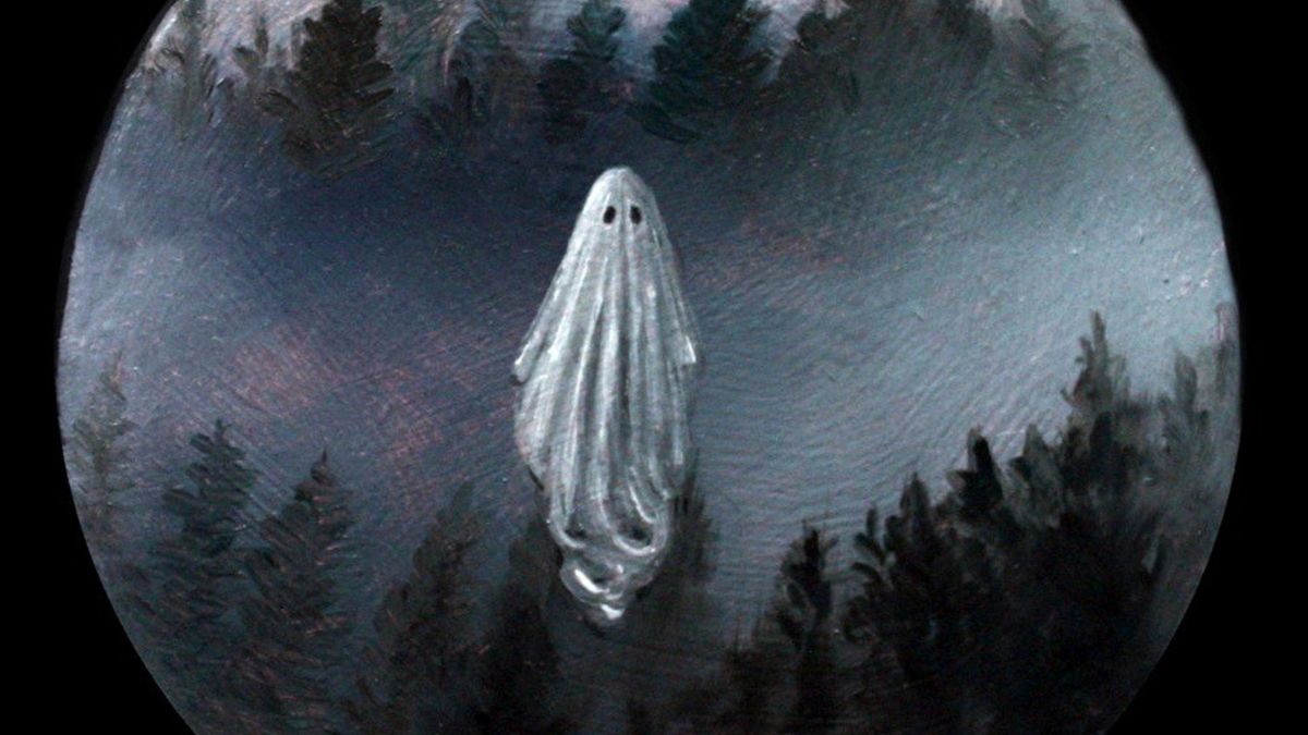 Upcycled Ghost Paintings