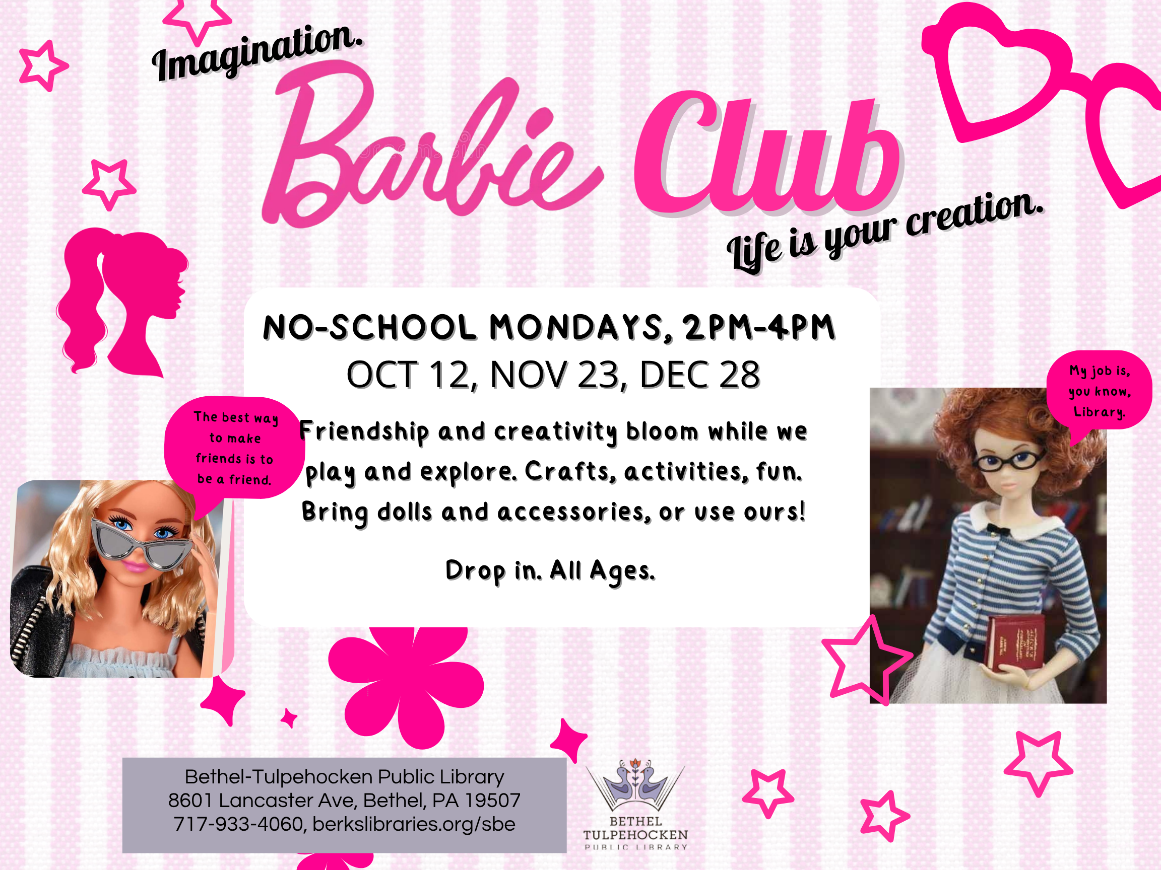 Barbie Club Doll Play at Bethel-Tulpehocken Library