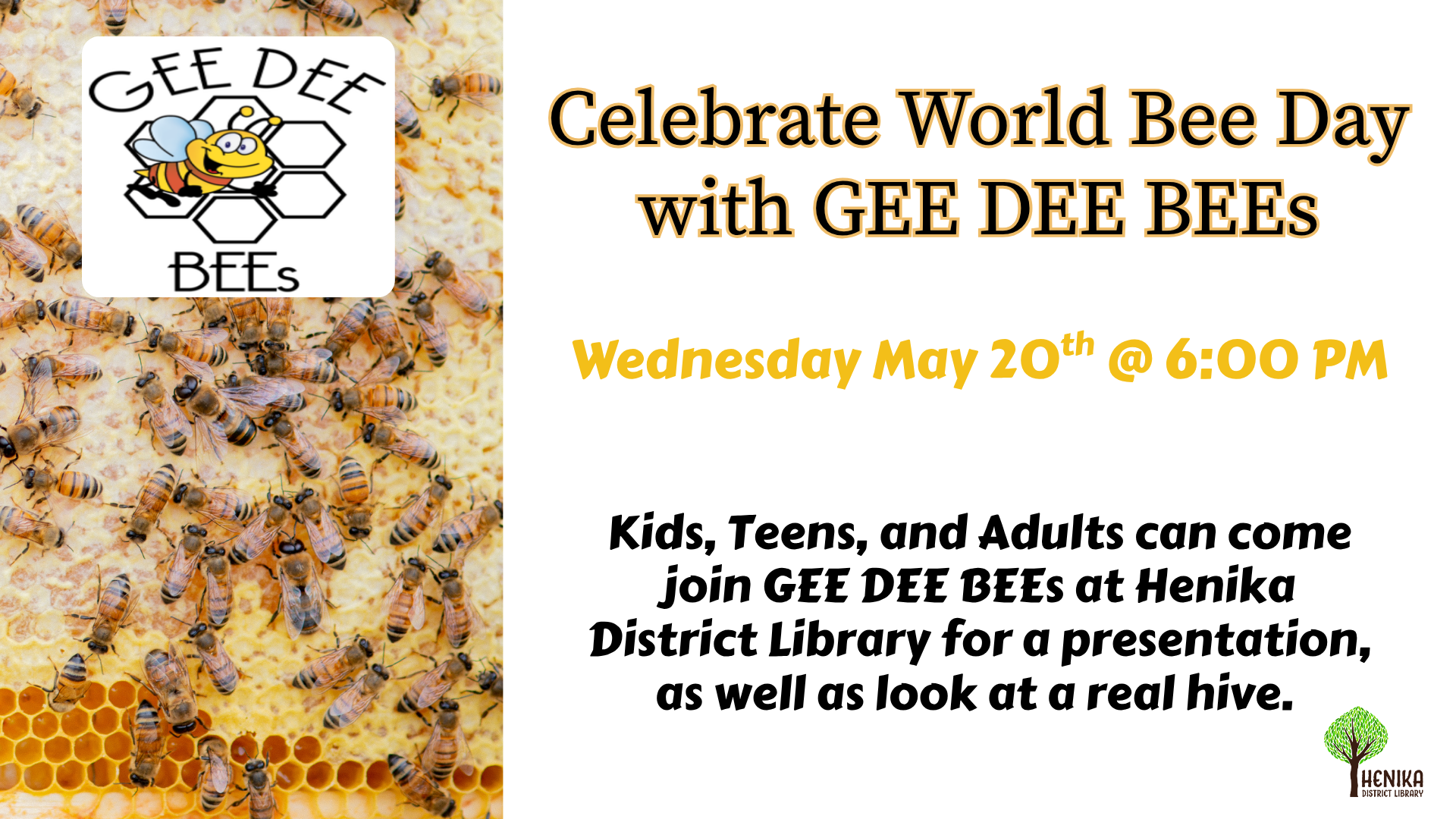 World Bee Day with Gee Dee Bees