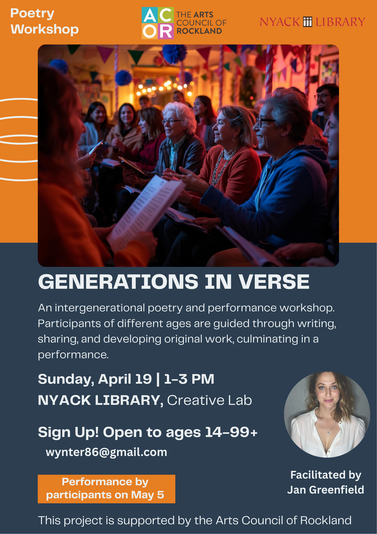 Generations in Verse: Poetry Workshop