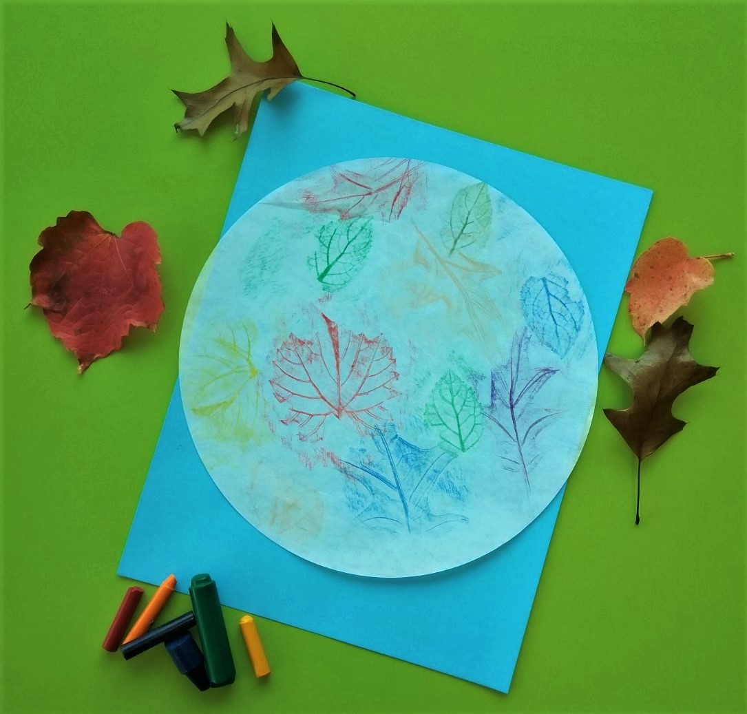 Simple STEAM: November: Leaf Rubbing