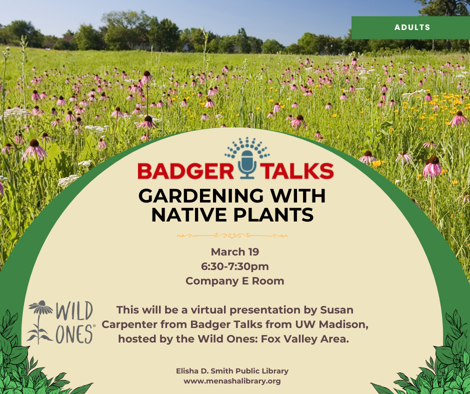 Badger Talks: Gardening with Native Plants