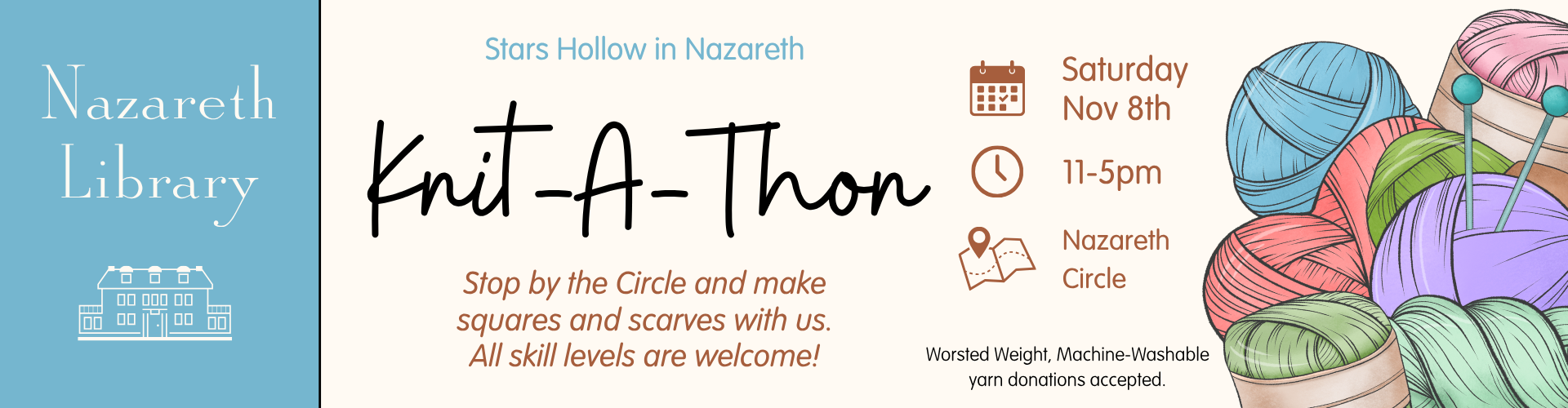 Knit-a-Thon at Stars Hollow