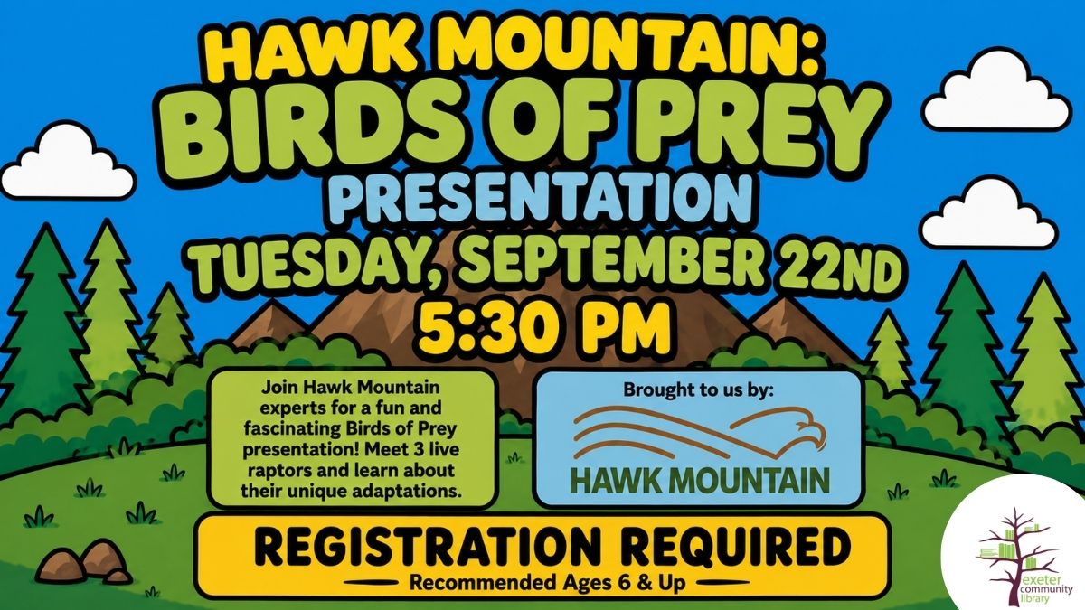 Hawk Mountain Birds of Prey Live Raptor Program