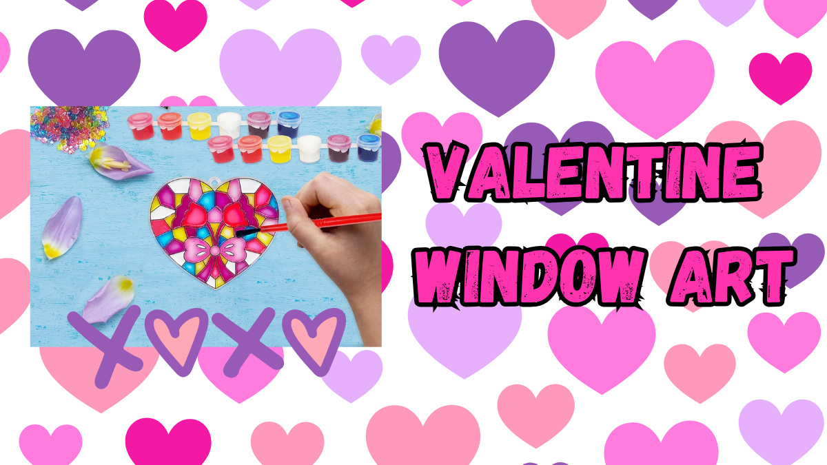 Valentine Window Art