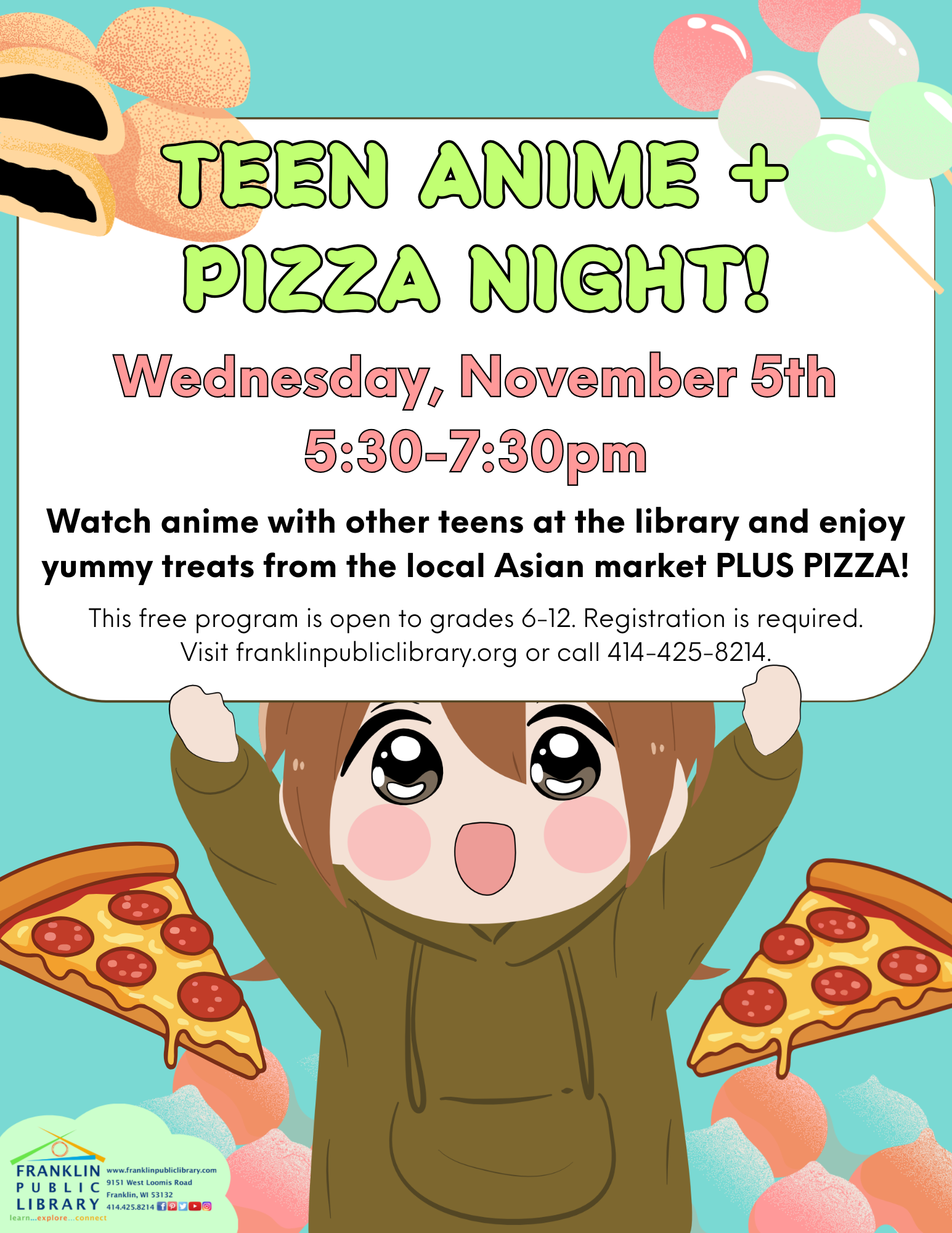 Teen Anime & Pizza Night
