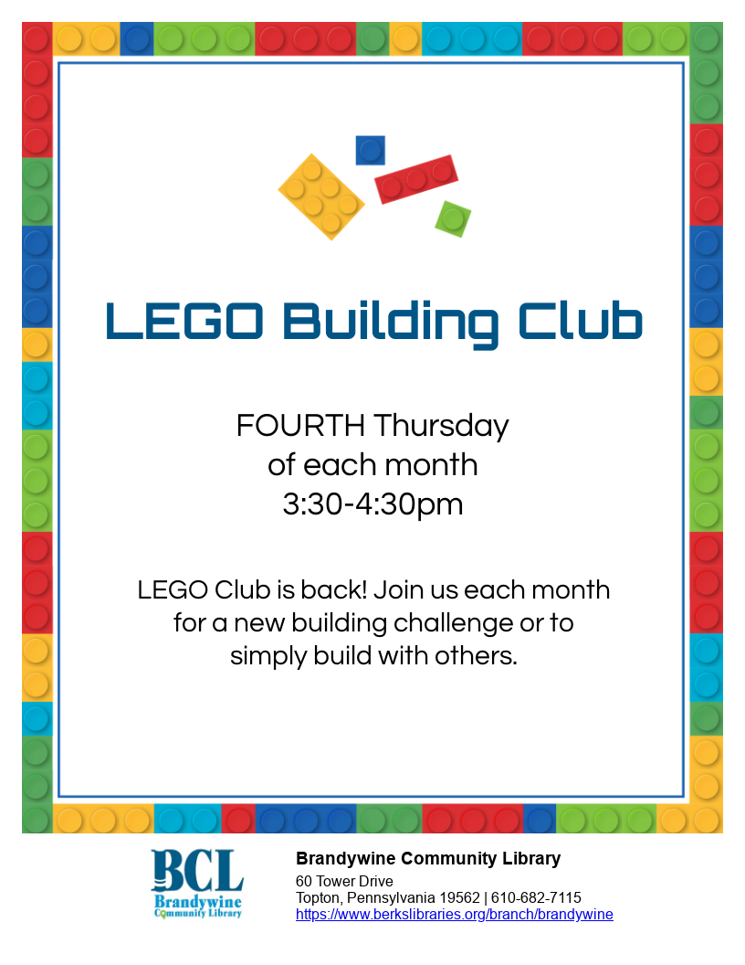 LEGO Building Club for School-Age Children