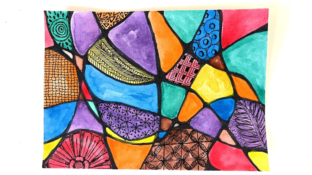 DIY: Zentangle Painting - An ADULT Craft Corner event