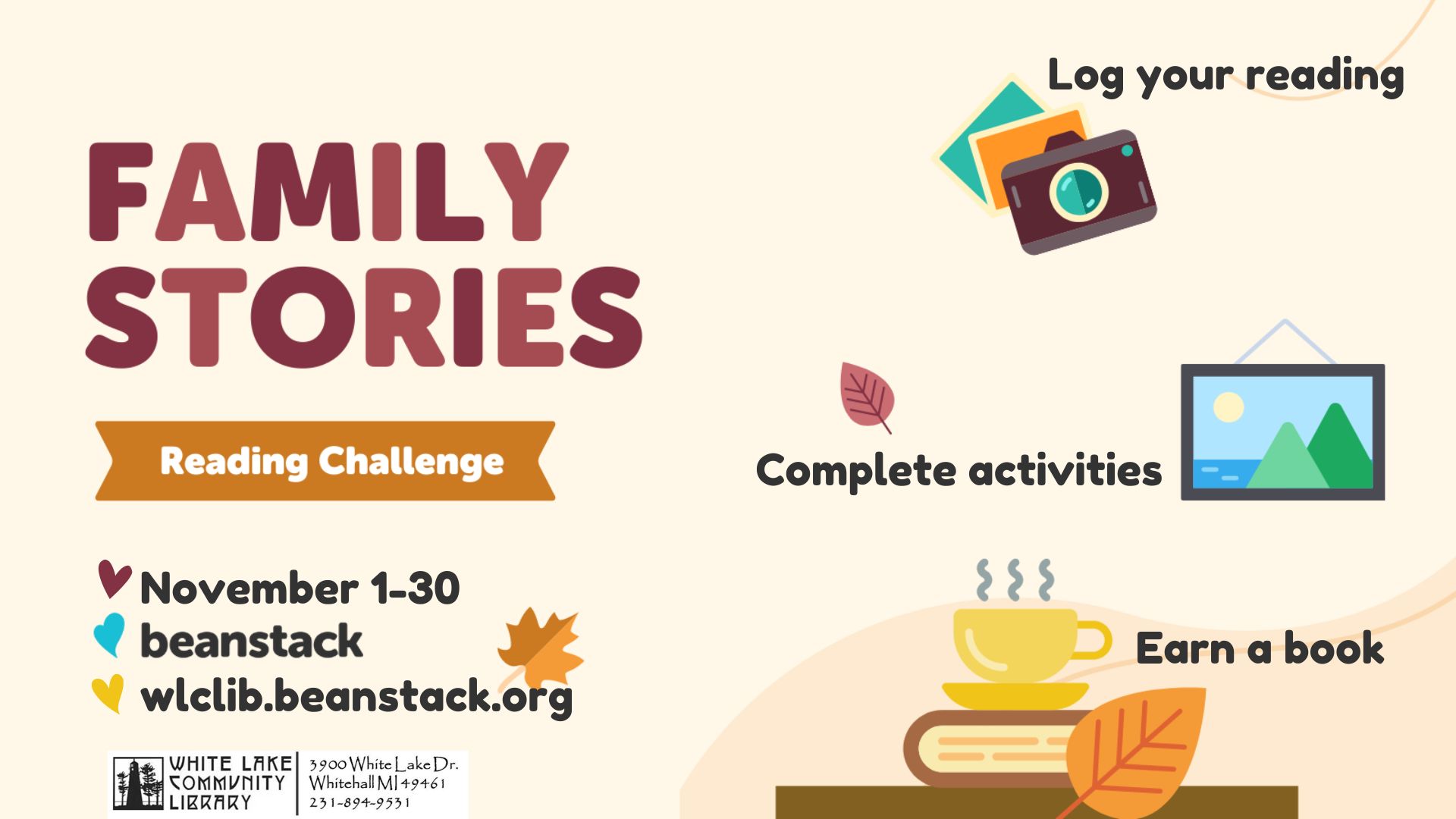 Beanstack Reading Challenge: Family Stories