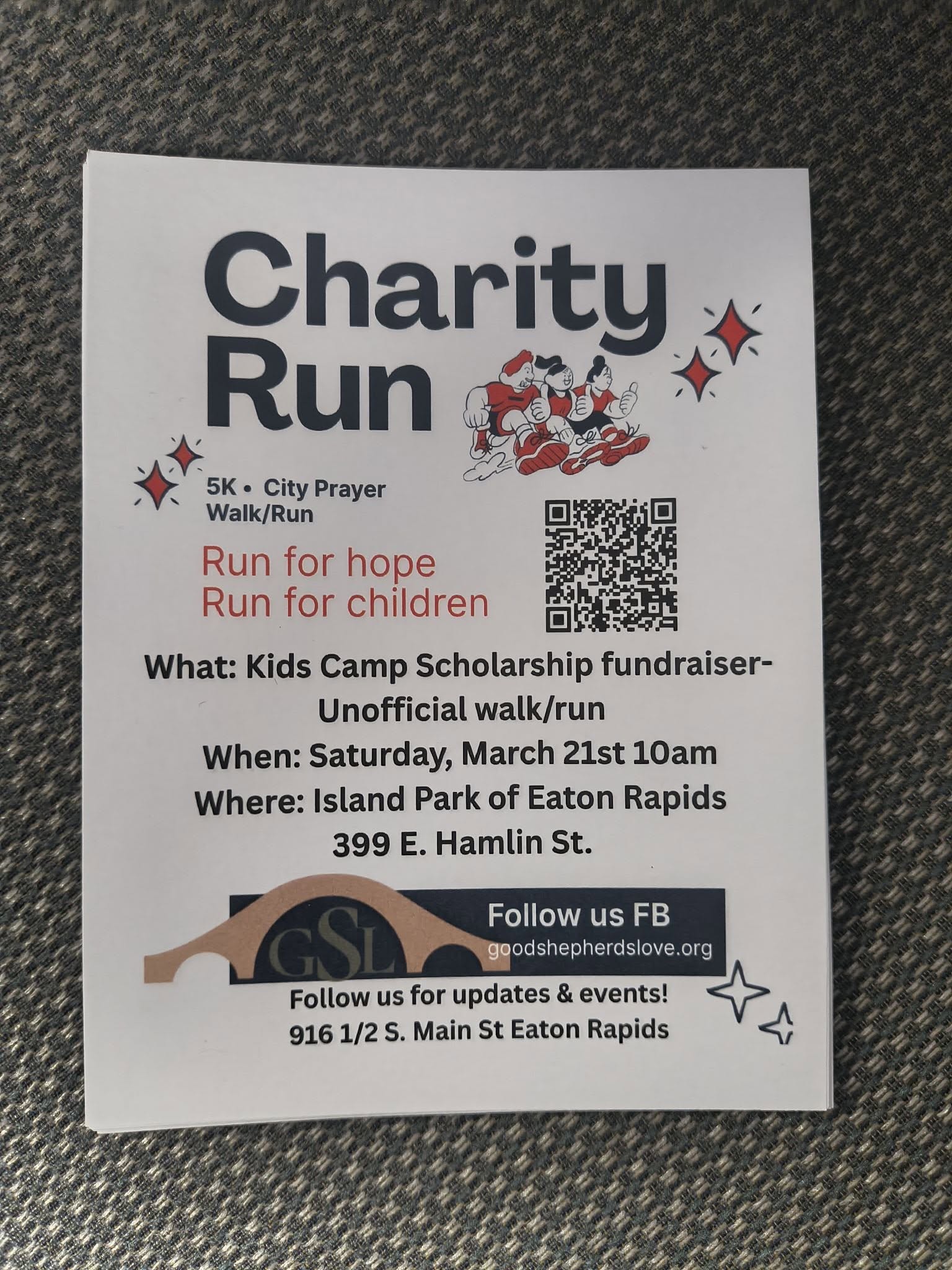 5K City Prayer Walk/Run Un-official