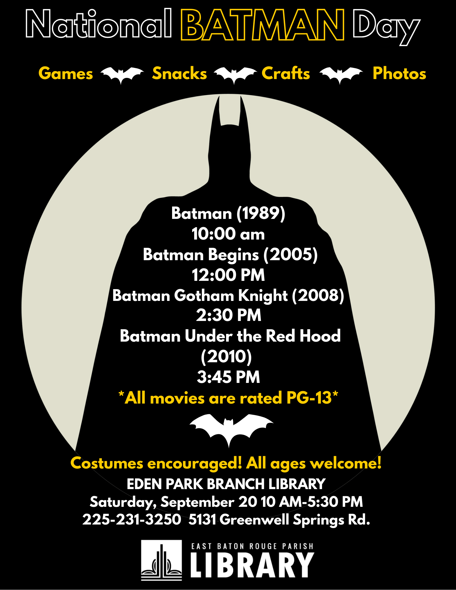 National Batman Day Celebration