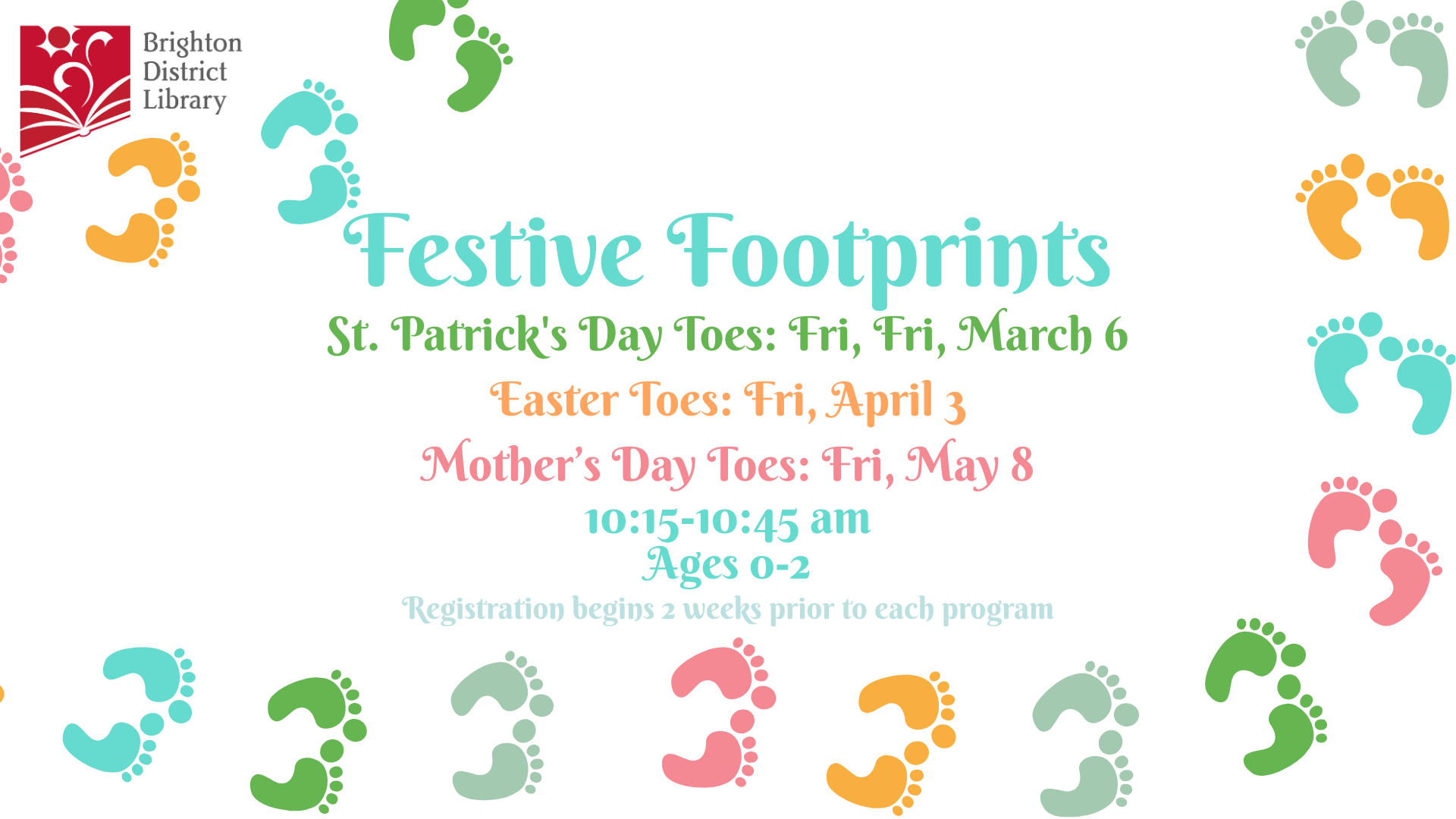 Festive Foot Prints: St. Paddy's Day
