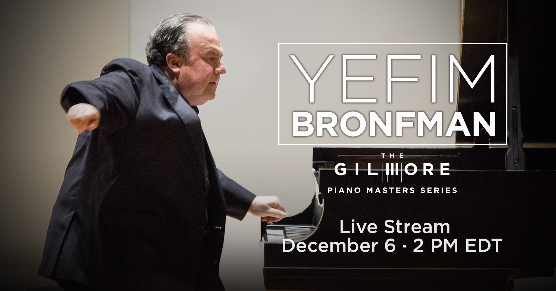 Yefim Bronfman | Piano Masters Live Stream Event