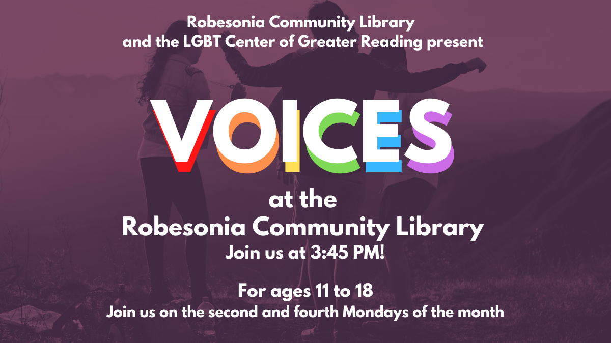 Image for Voices LGBT Youth Group at Robesonia Community Library