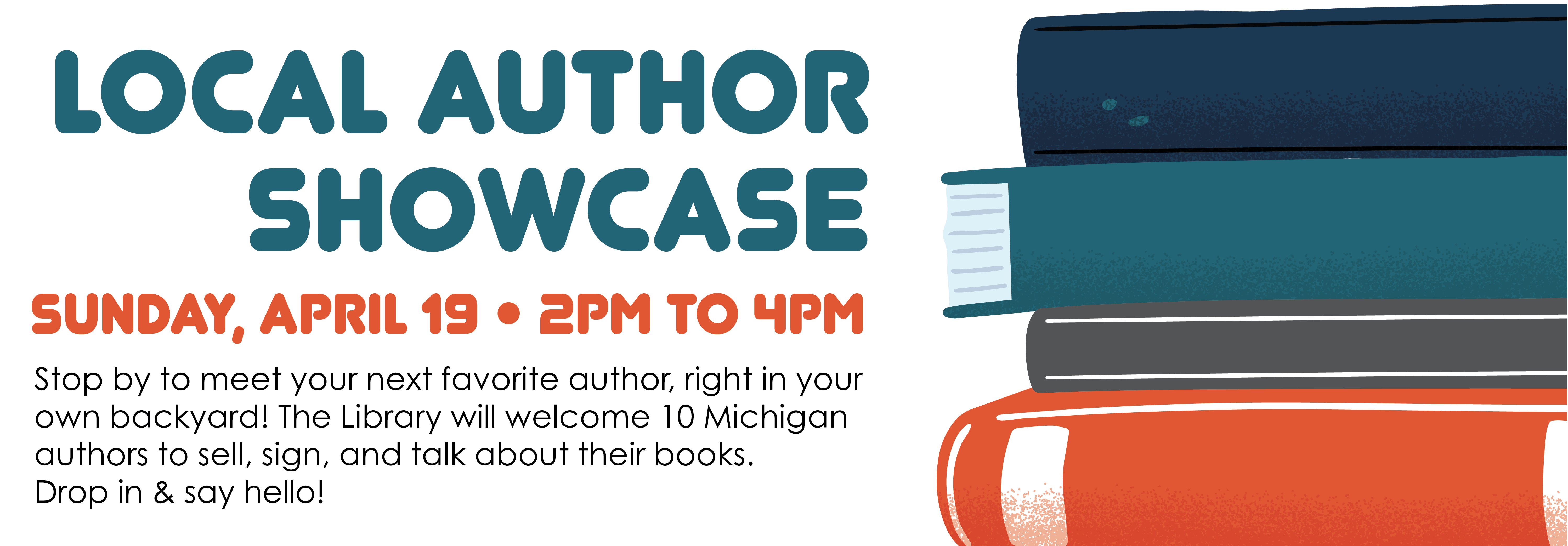Local Author Showcase - Sunday, April 19, 2026, 2:00 PM - Brighton ...
