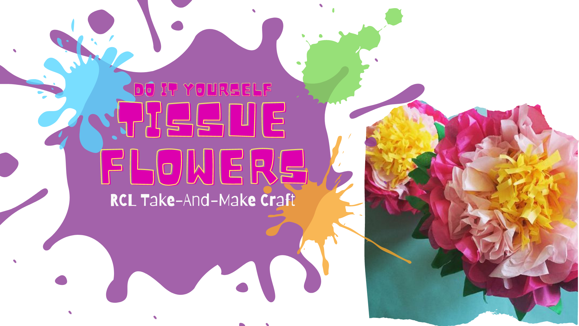 Take-And-Make Craft: Tissue Flowers