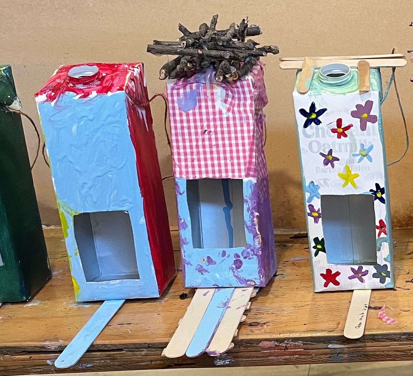 Crafty Sustainability: Recycled Birdfeeders