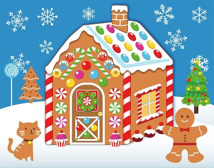 Family Fun Craft: Gingerbread House