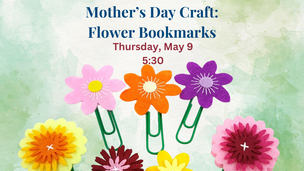 Mother's Day Craft: Flower Bookmarks