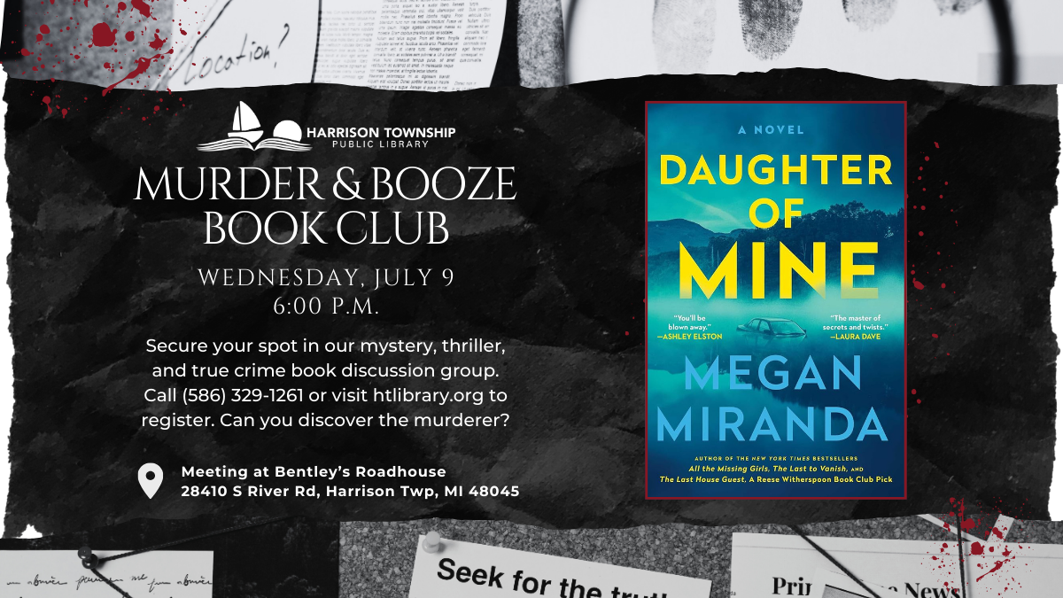 Murder & Booze Book Club: Daughter of Mine by Megan Miranda 📖🥂