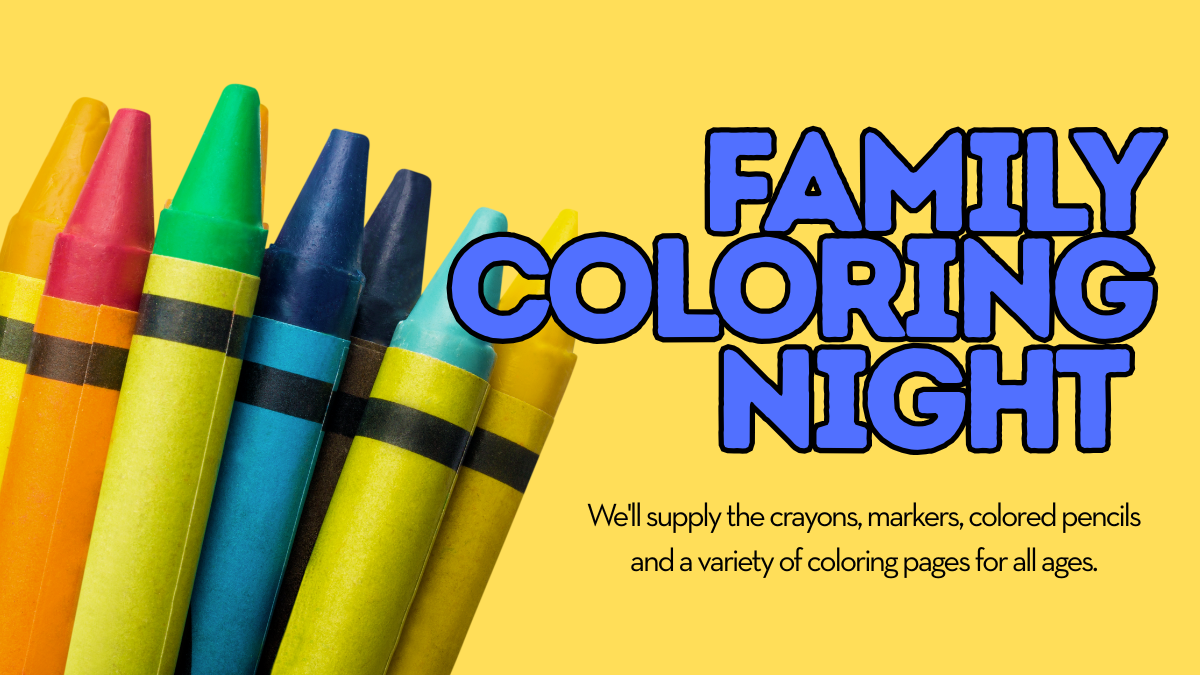 Family Coloring Night