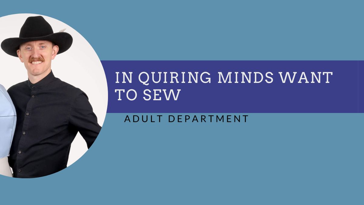 In Quiring Minds Want to Sew Series