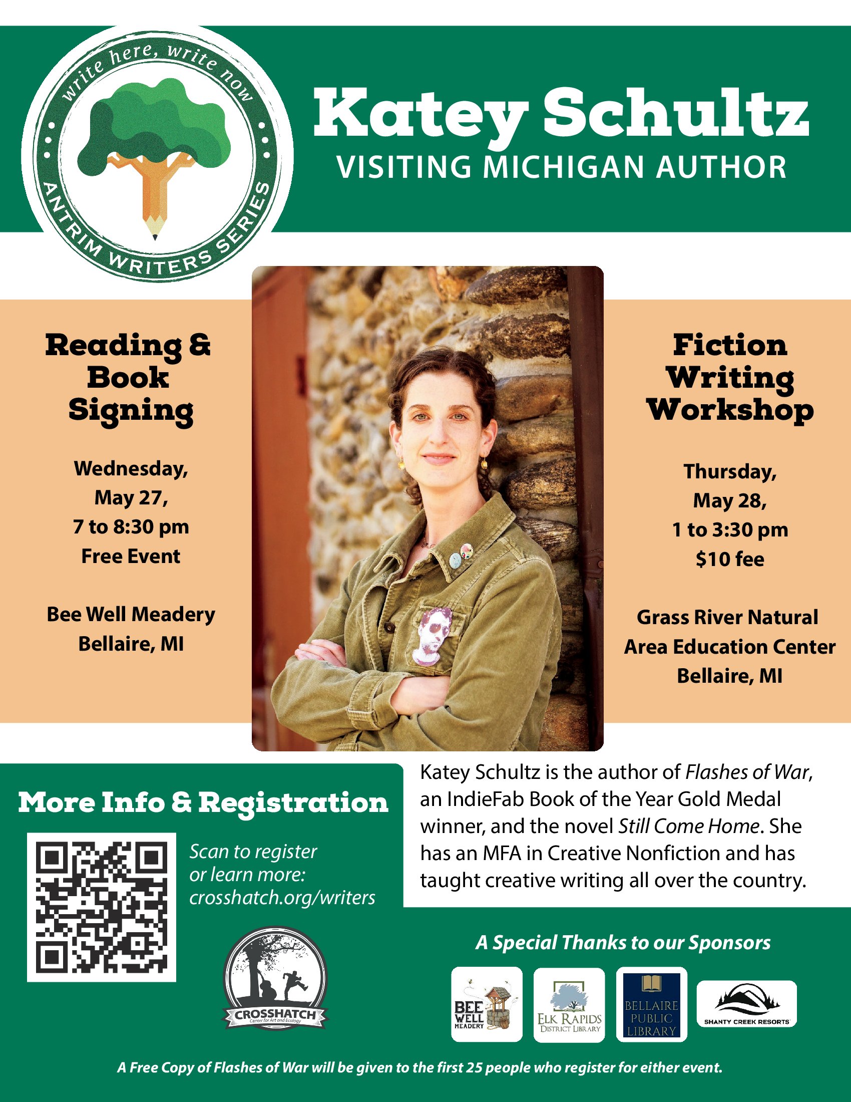 Antrim Writers Series Author Reading and Book Signing: Katey Schultz ...