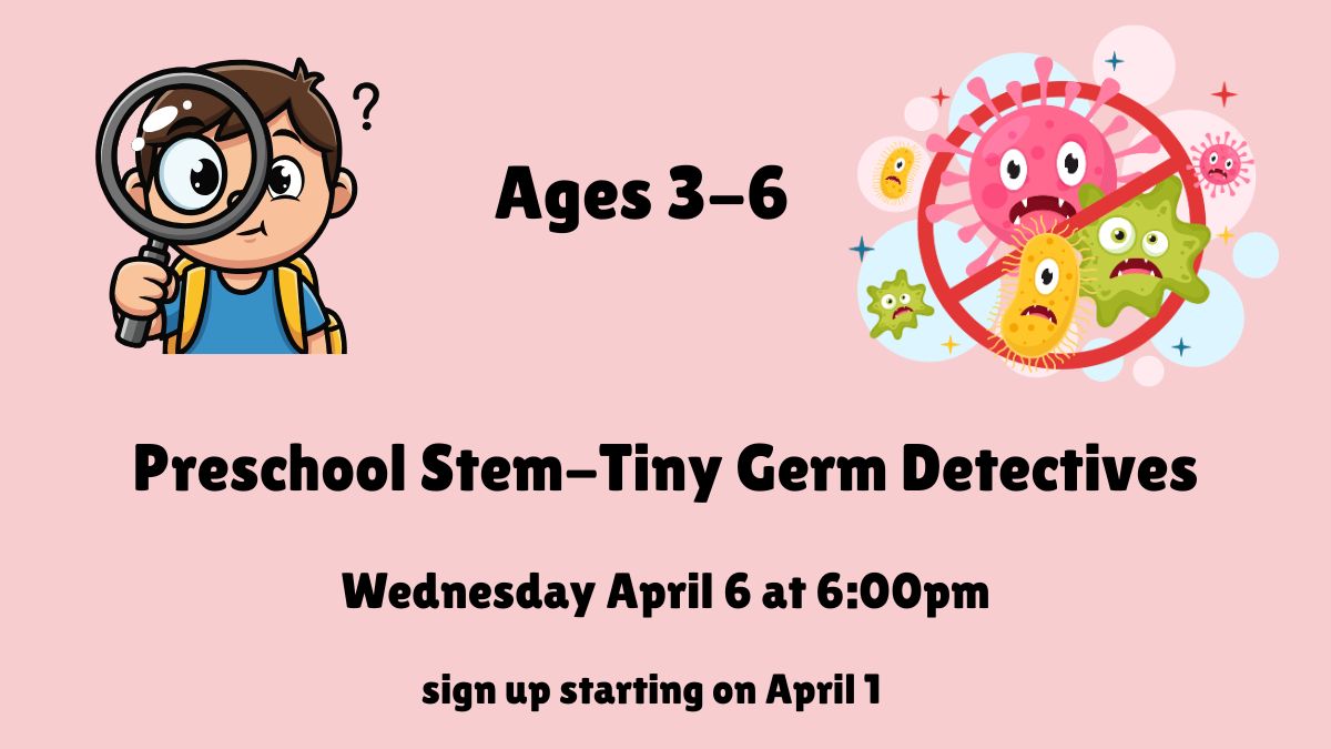 Preschool Stem-Tiny Germ Detectives