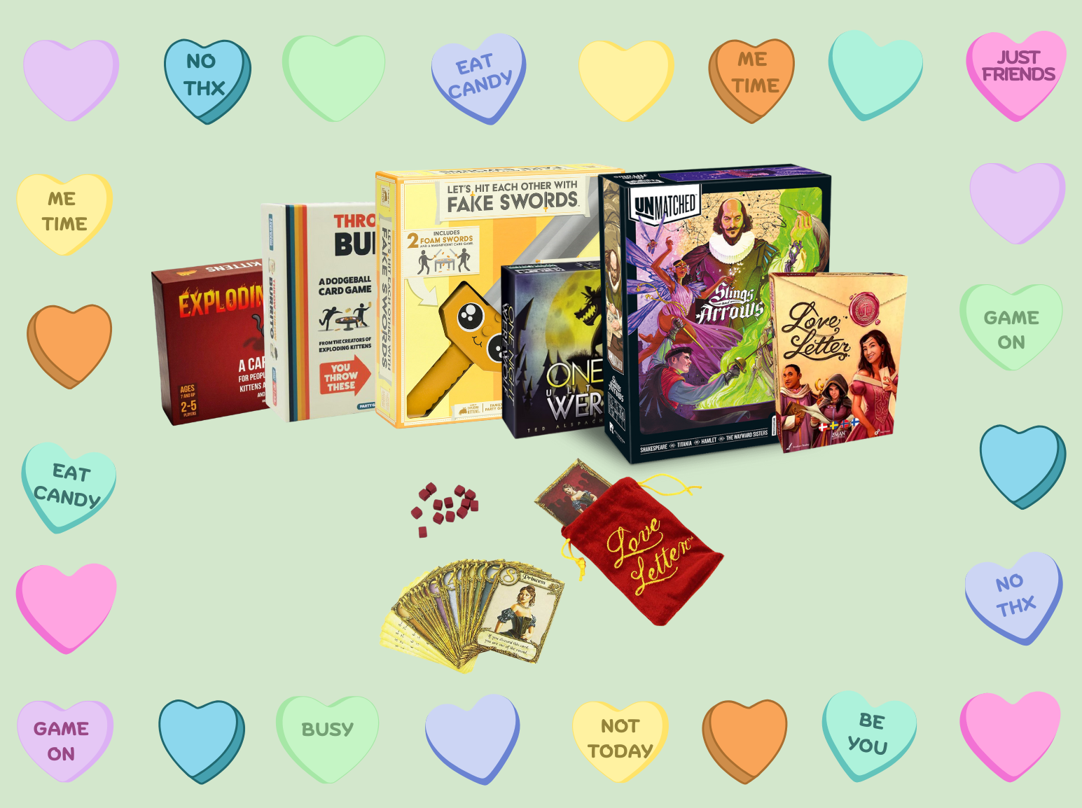 Anti-Valentine's Board Games