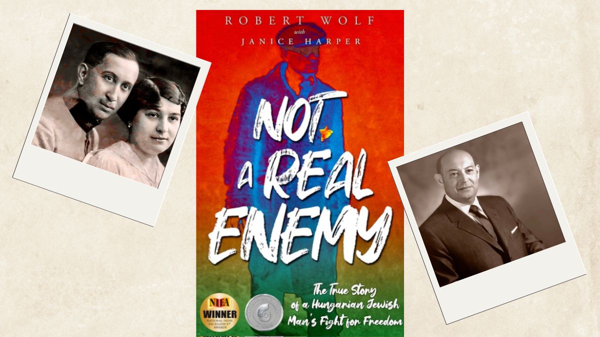 Robert Wolf  book talk Not A Real Enemy: The True Story of a Hungarian Jewish Man’s Fight for Freedom (Holocaust Survivor True Stories WWII)