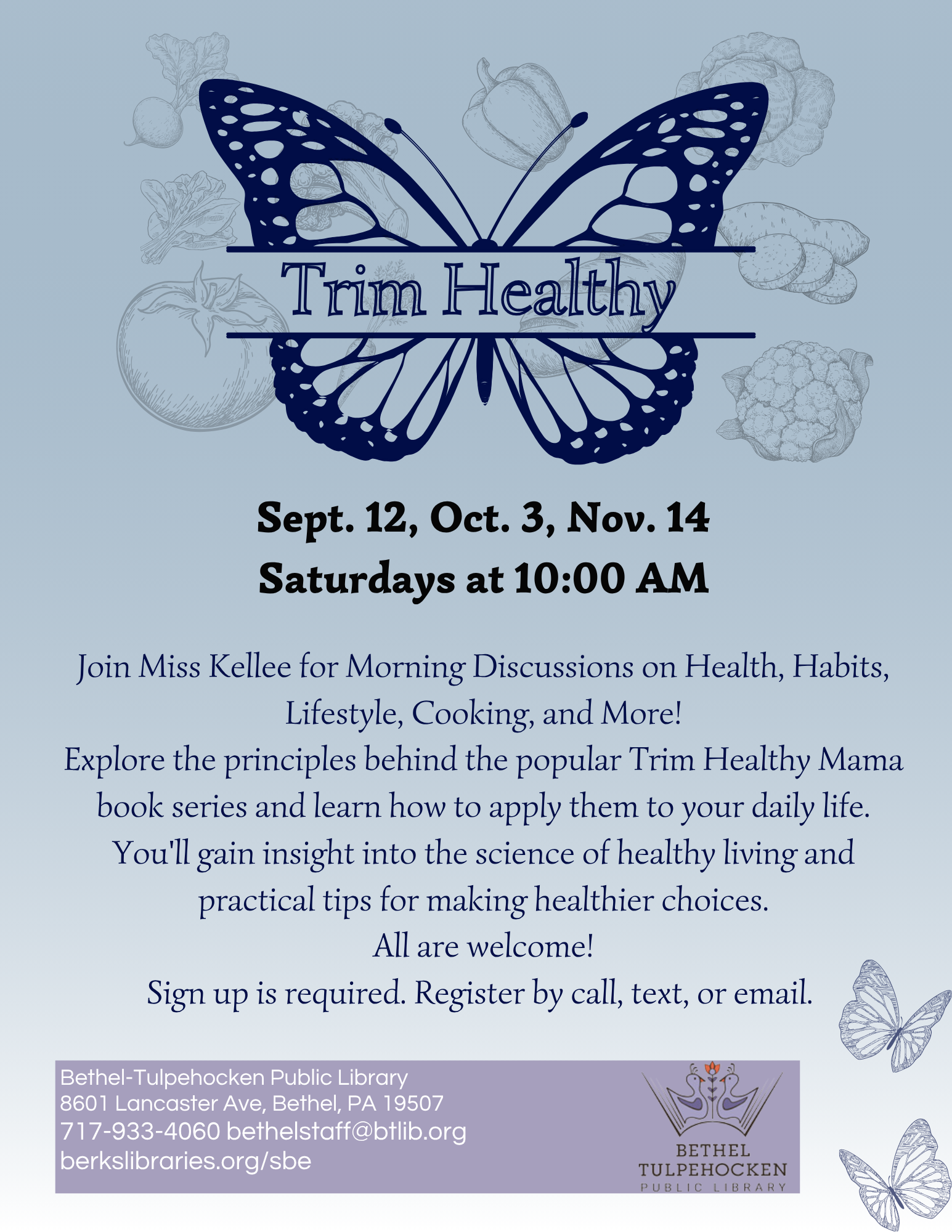 Trim Healthy Mama Healthy Eating Class