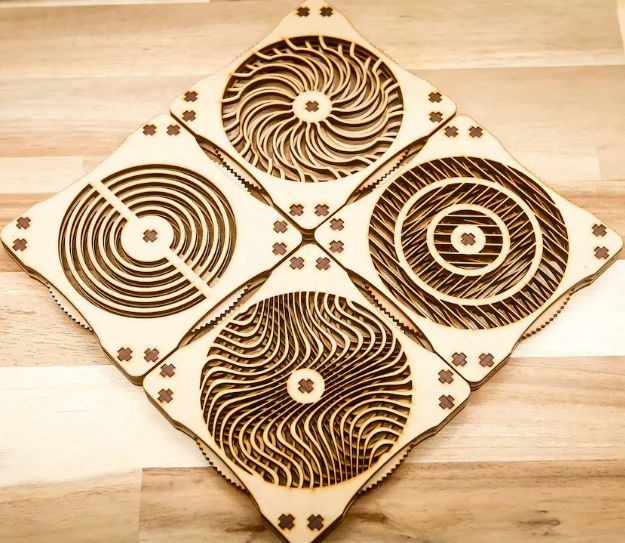 Idea Lab Kit: Laser Cut Kinetic Coasters