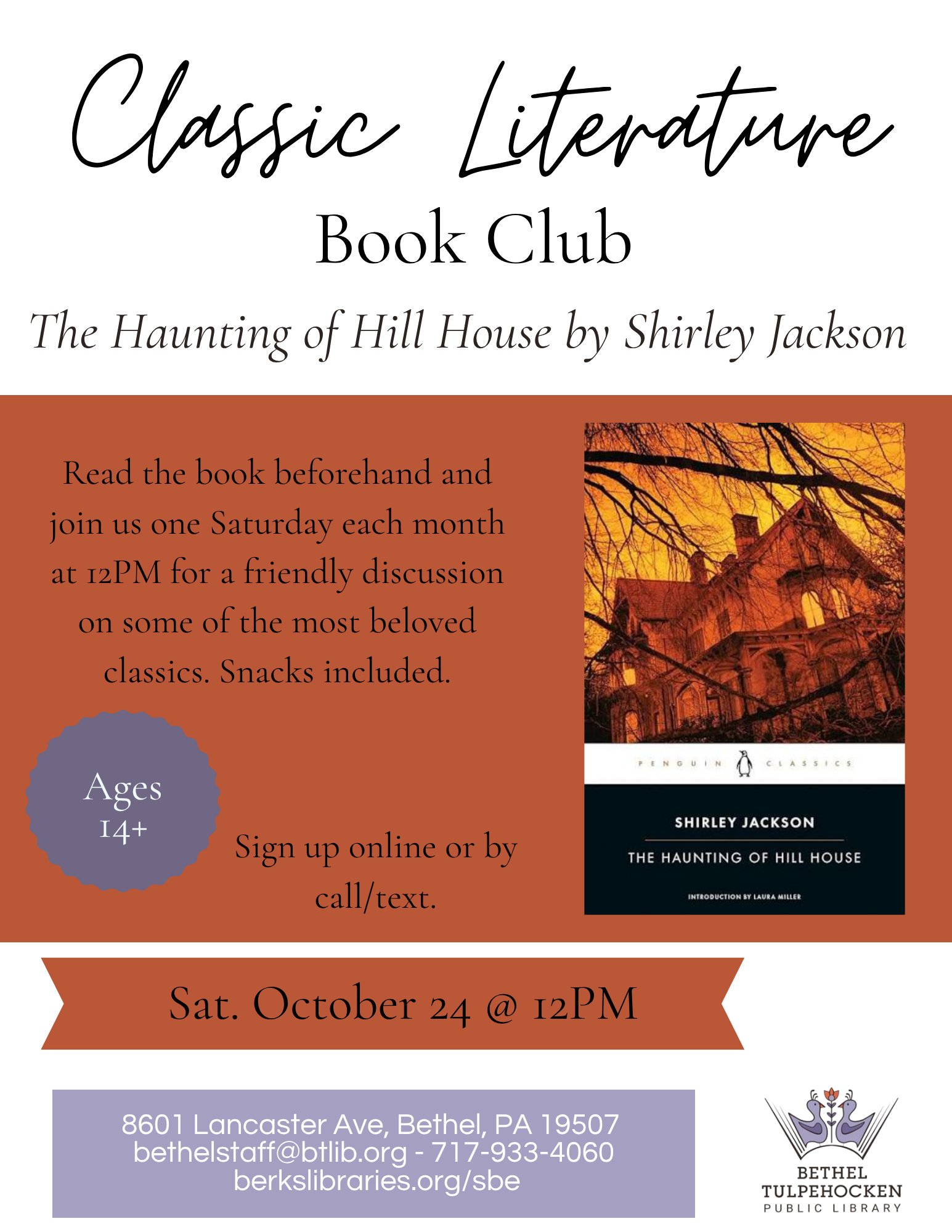 Classic Literature Book Club