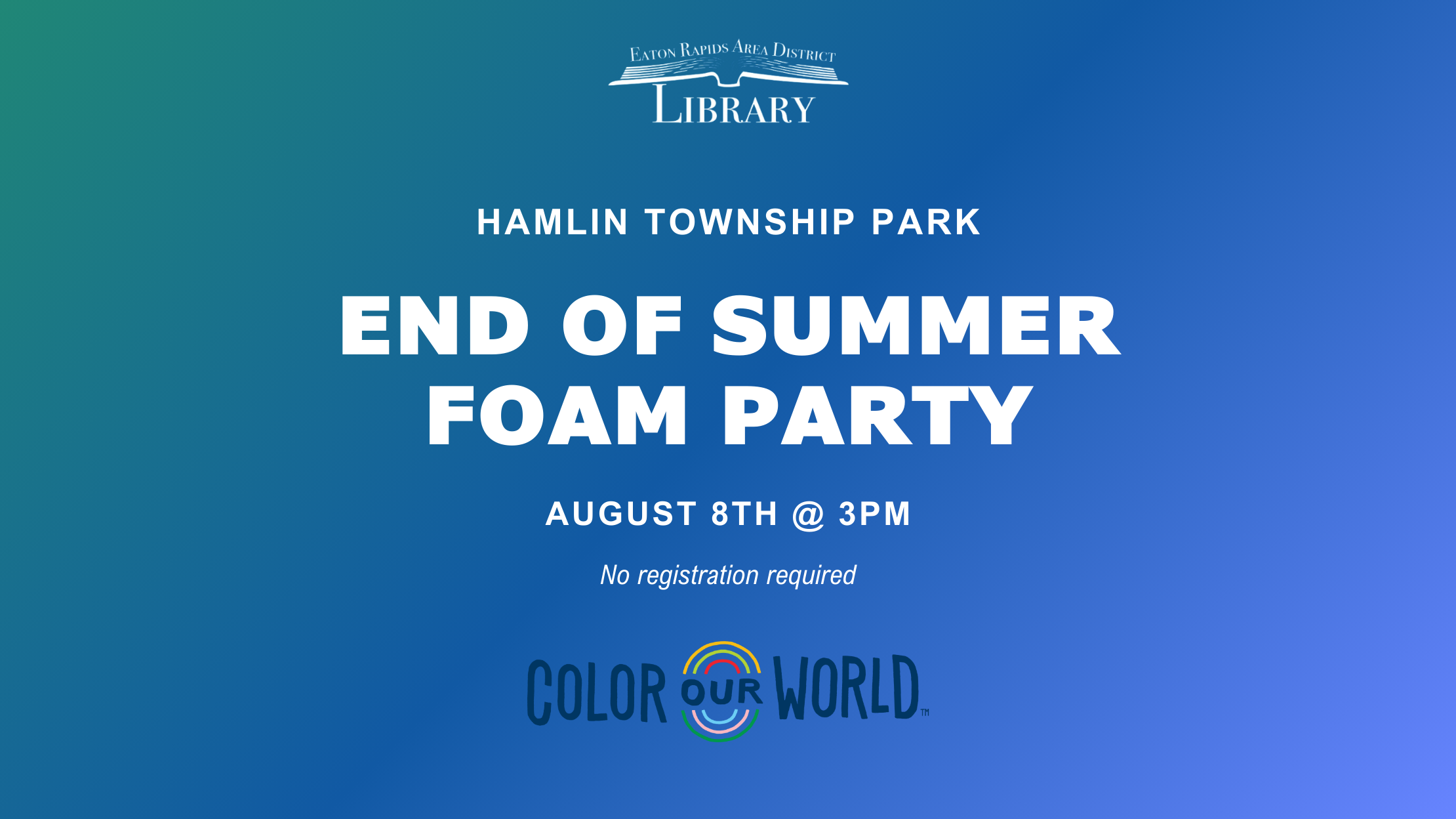 End of Summer Foam Party