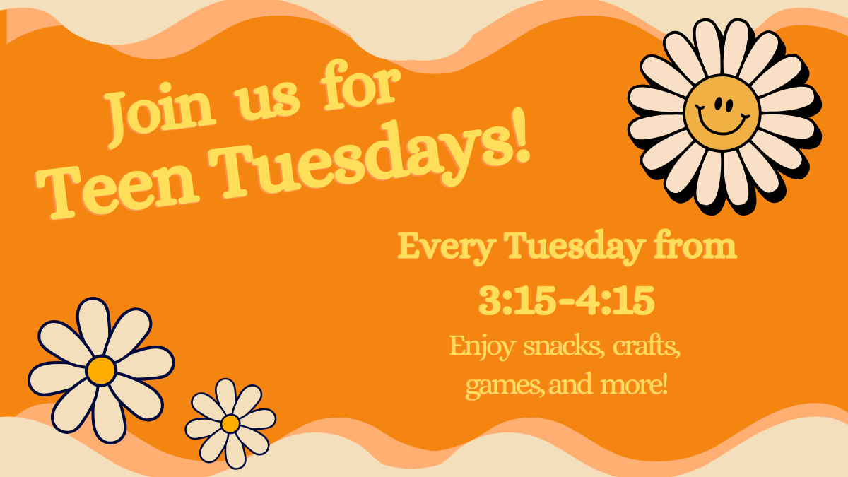 Teen Tuesday After-School Hangout at Kutztown Community Library
