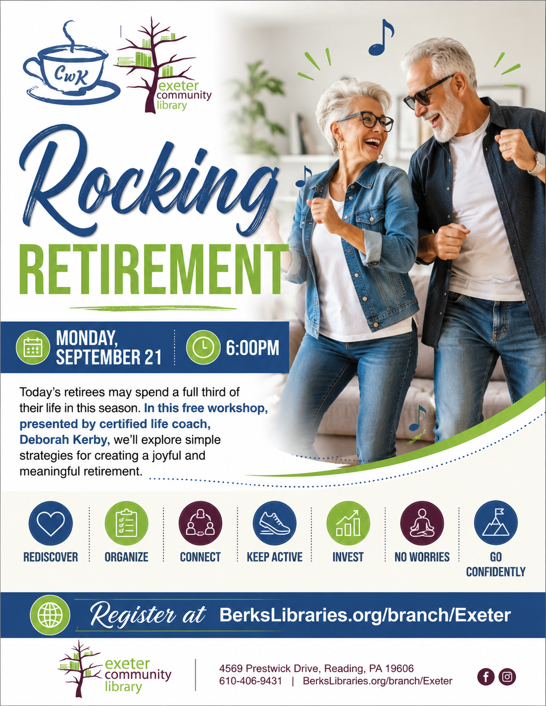 Rocking Retirement Class at Exeter Community Library