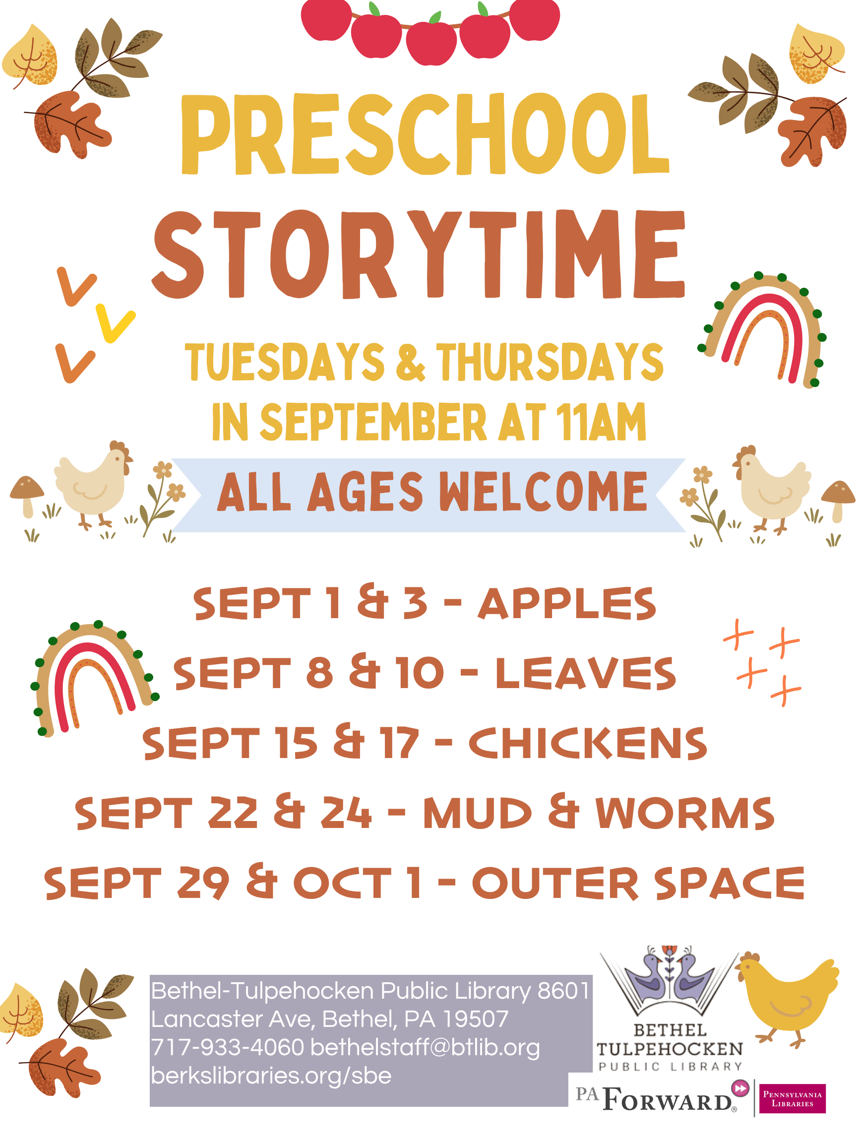 Preschool Storytime