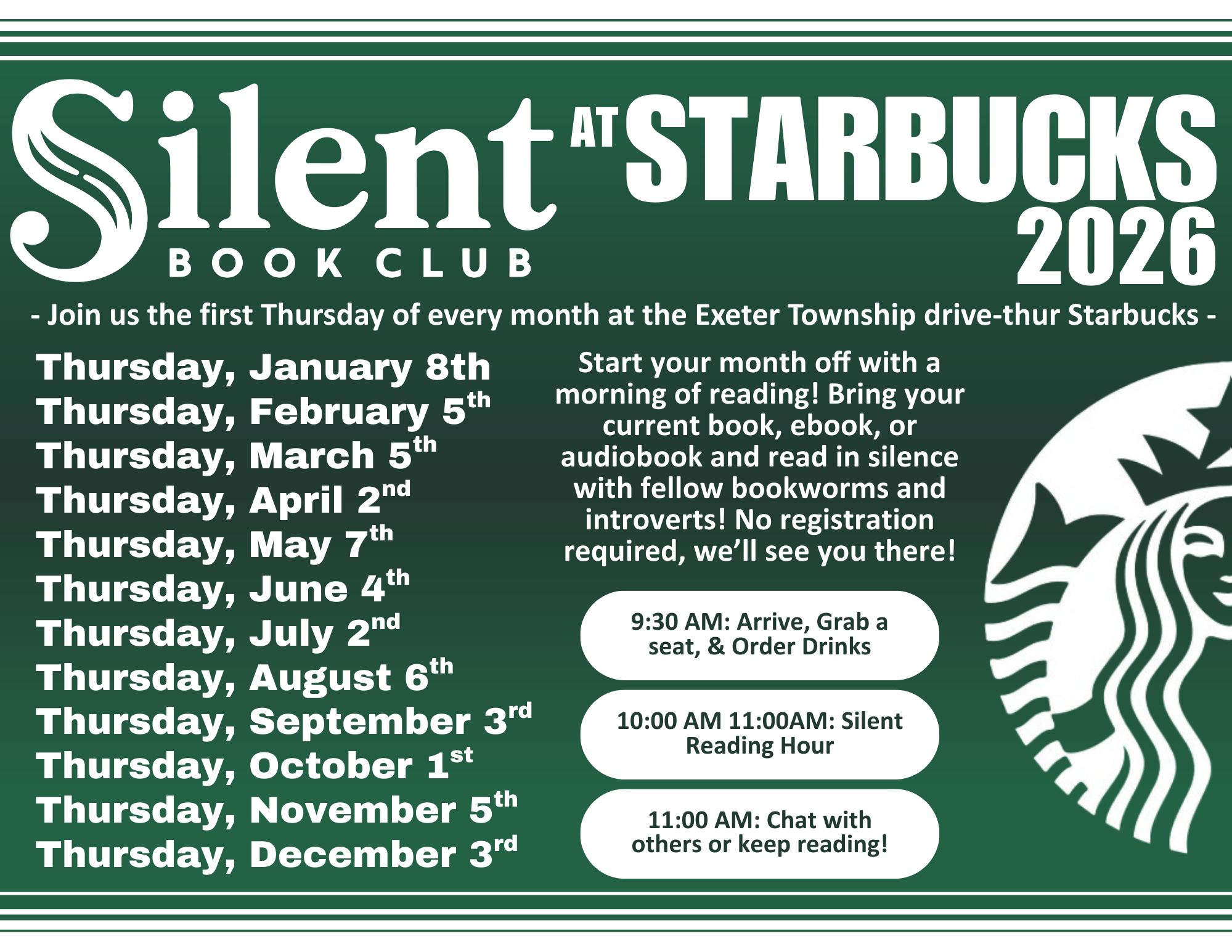 Image for Silent Book Club at Starbucks