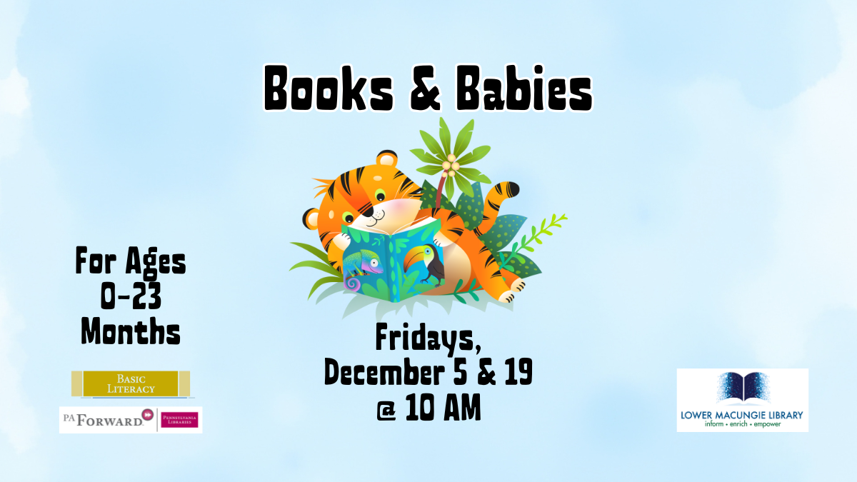Books & Babies Storytimes (Ages 0-23 months) - Friday, December 5, 2025 ...