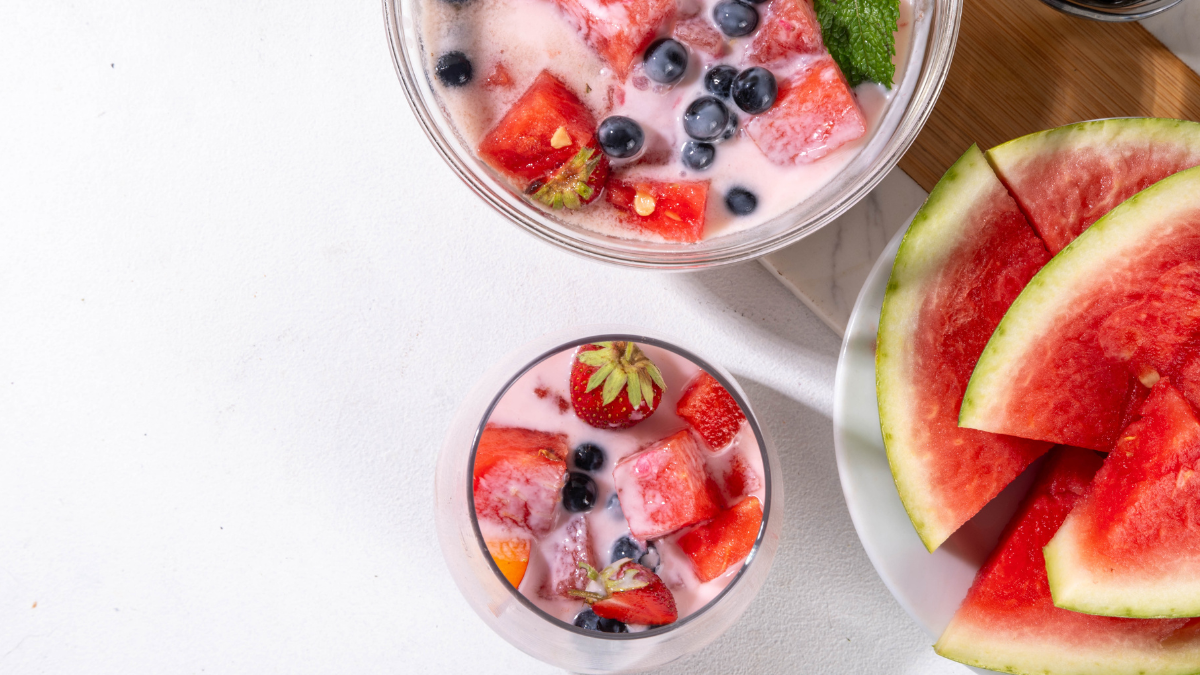 Hwachae 화채 Korean Watermelon Punch (Teen)